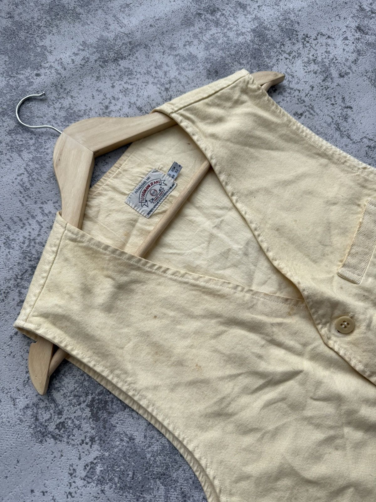 Armani × Giorgio Armani Archive Giorgio Armani Fade Vintage 80s Vest Size US M / EU 48-50 / 2 - 8 Thumbnail