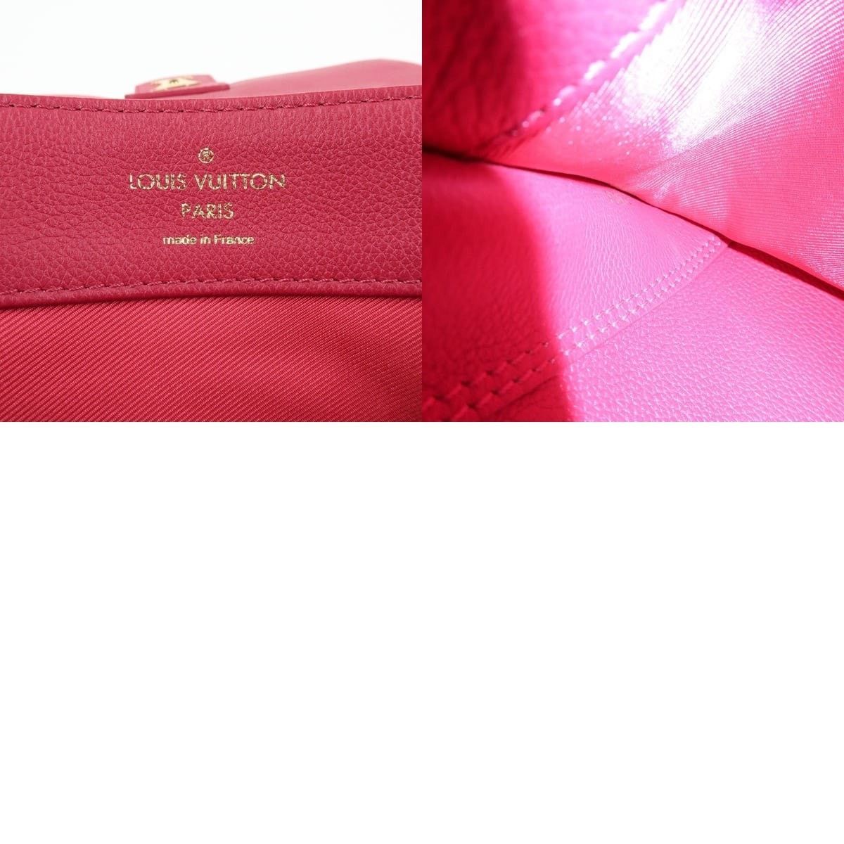 Louis Vuitton Louis Vuitton Lockme PM Leather Shoulder Bag Pink Size ONE SIZE - 8 Thumbnail