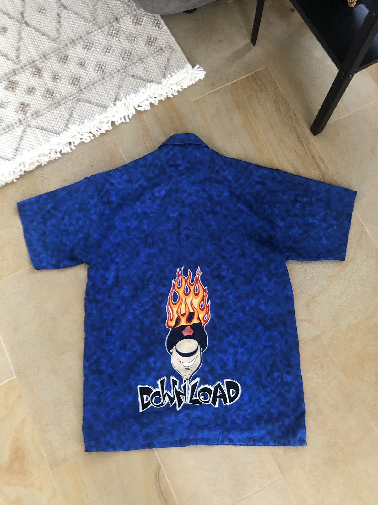 Rap Tees × Vintage DOWNLOAD CRAZY RAP SHIRT SK8 STYLE Size US M / EU 48-50 / 2 - 2 Thumbnail