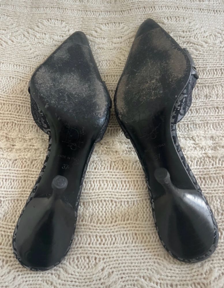 Dior Dior Monogram Vintage Y2K Galliano Heels Size US 7 / IT 37 - 7 Thumbnail