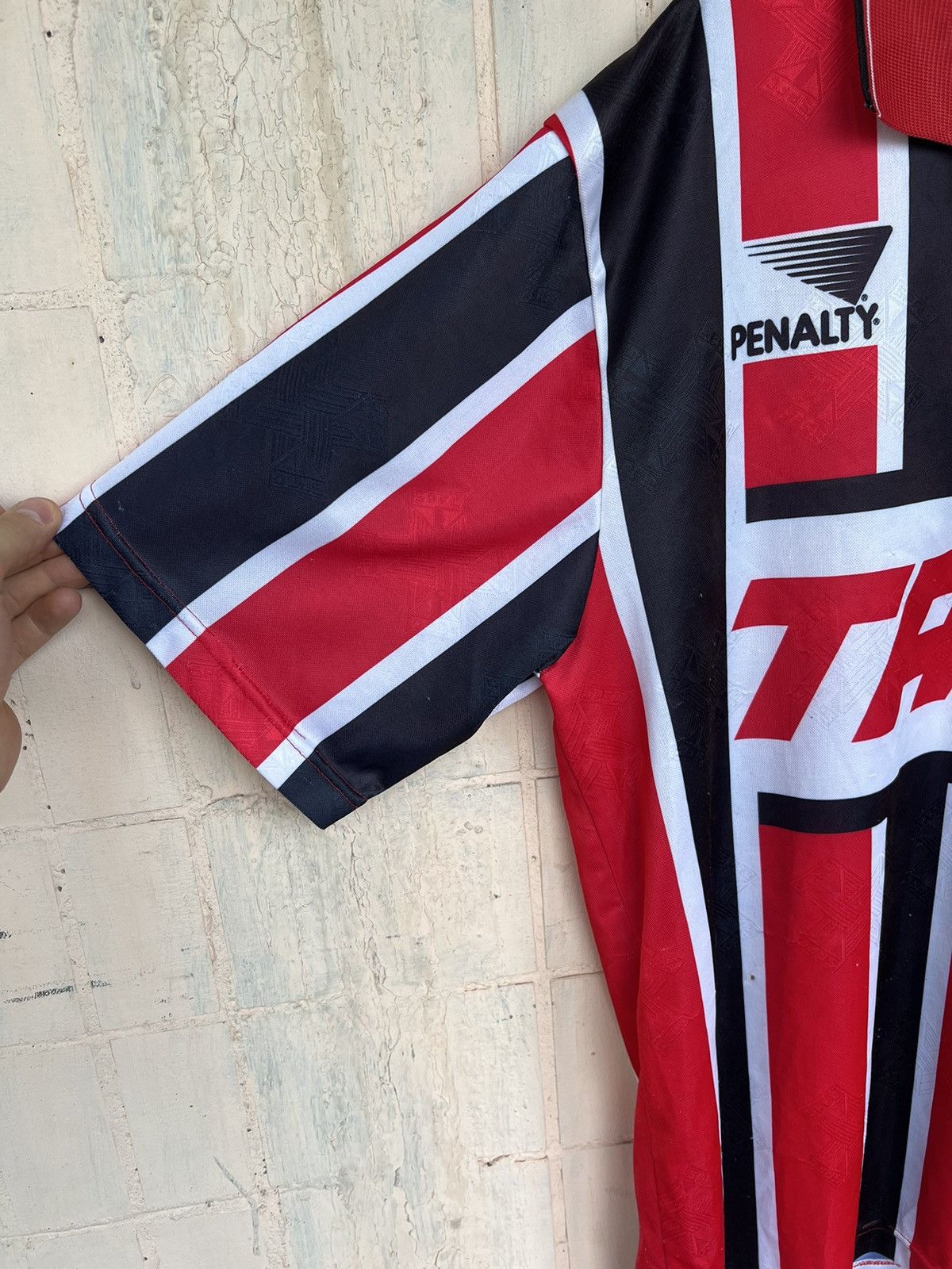 Vintage Vintage Jersey Sao Paulo Penalty Away Shirt Brazil 90s #10 Size US M / EU 48-50 / 2 - 2 Thumbnail