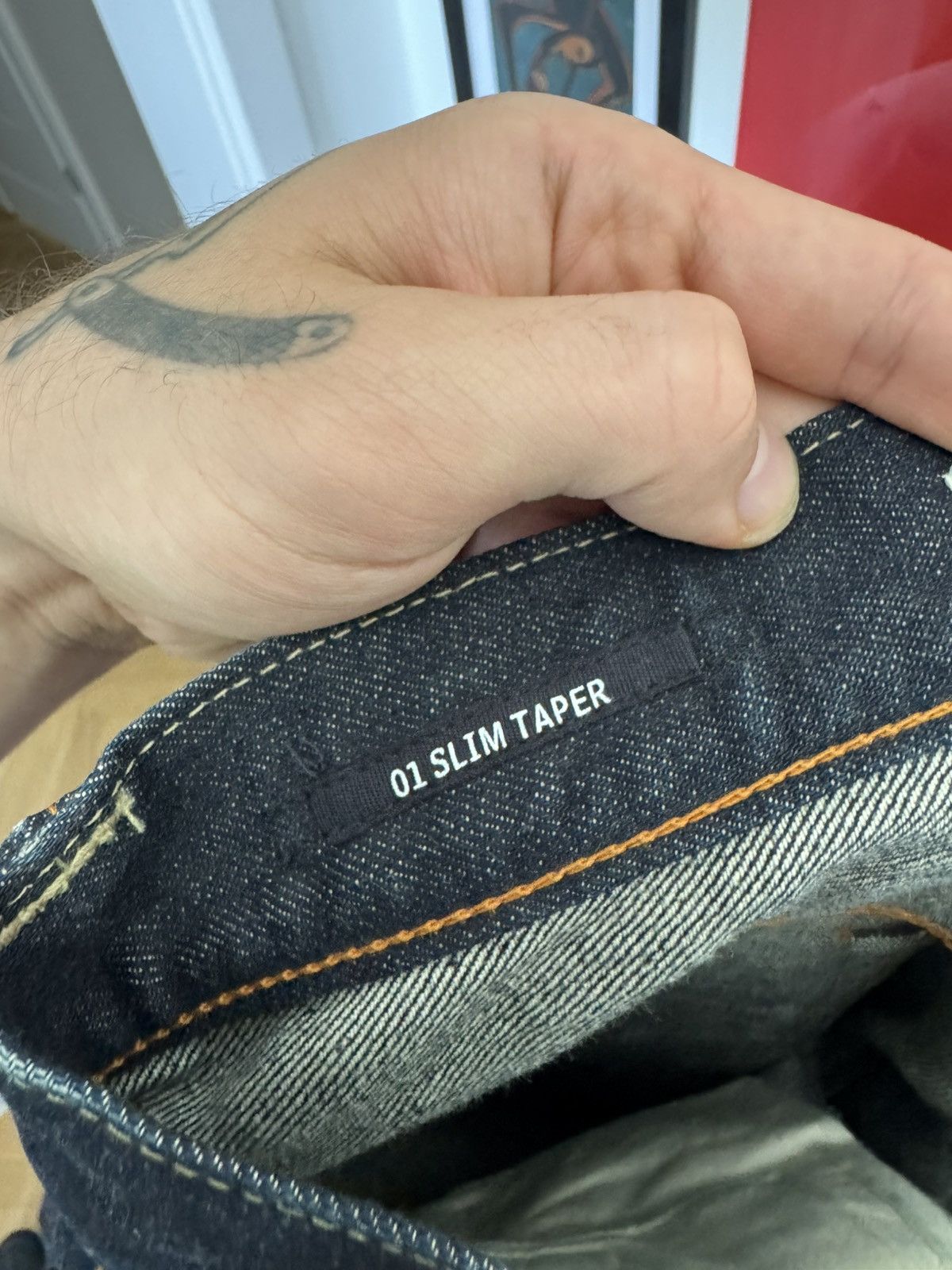 Mastercraft Union MASTERCRAFT UNION Jeans Slim Taper Raw Denim Japan Selvedge Size US 29 - 5 Thumbnail
