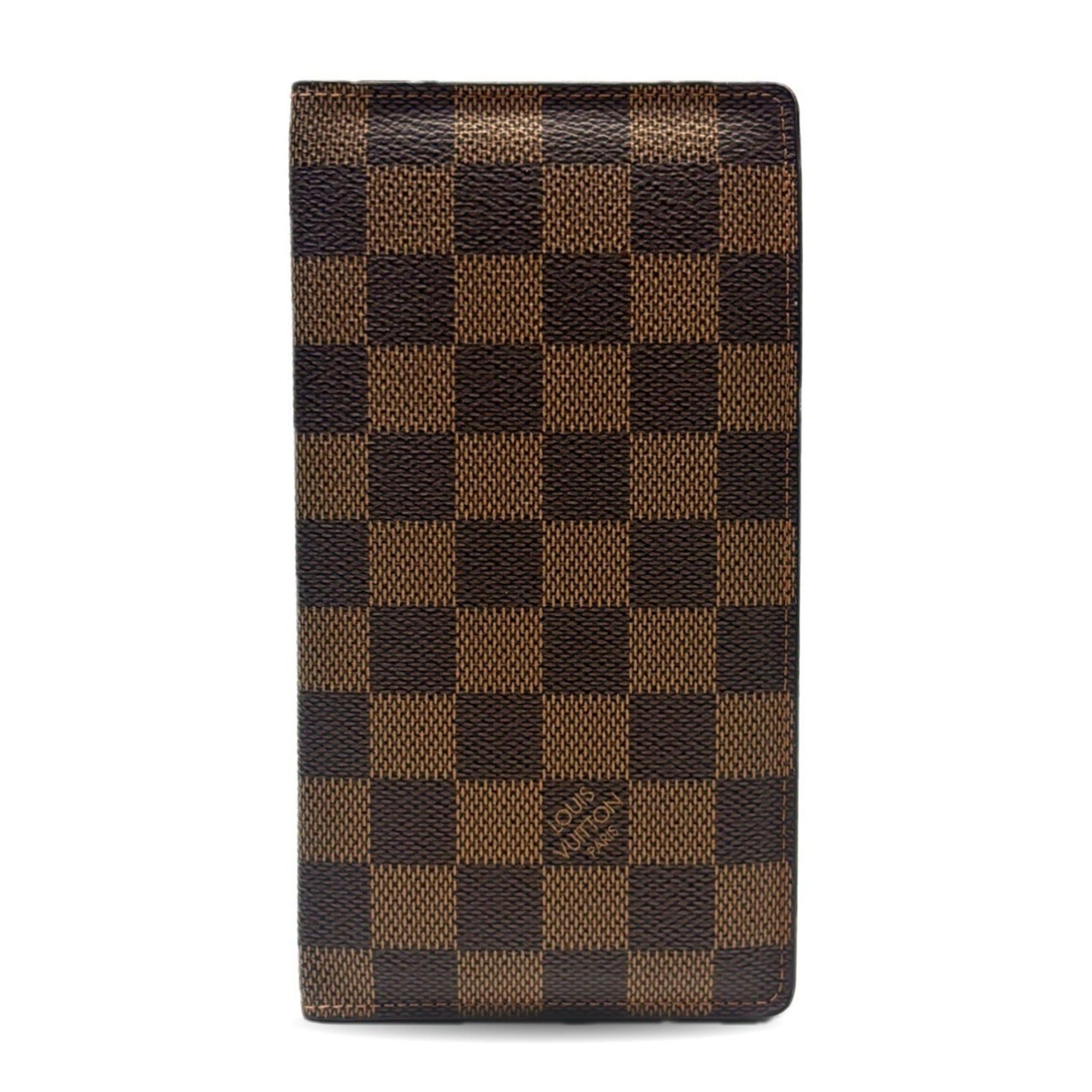 Louis Vuitton Louis Vuitton Porte Valeur Carte Credit Damier Ebene Brown Long Wallet N61823 LOUIS VUITTON Size ONE SIZE - 1 Thumbnail
