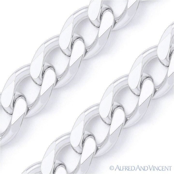 Other Cuban / Curb Link Chain Bracelet in .925 Sterling Silver Size ONE SIZE - 2 Thumbnail