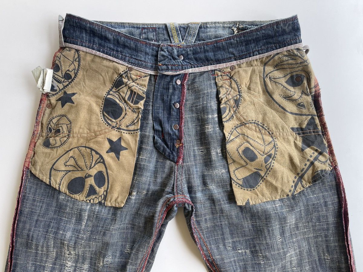 Quiksilver Quiksilver Used Dirty Pattern Denim Size US 35 - 11 Thumbnail