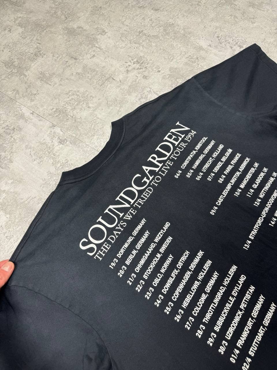 Band Tees Vintage Soundgarden 1994 Tour T-Shirt Size M Size US M / EU 48-50 / 2 - 17 Thumbnail