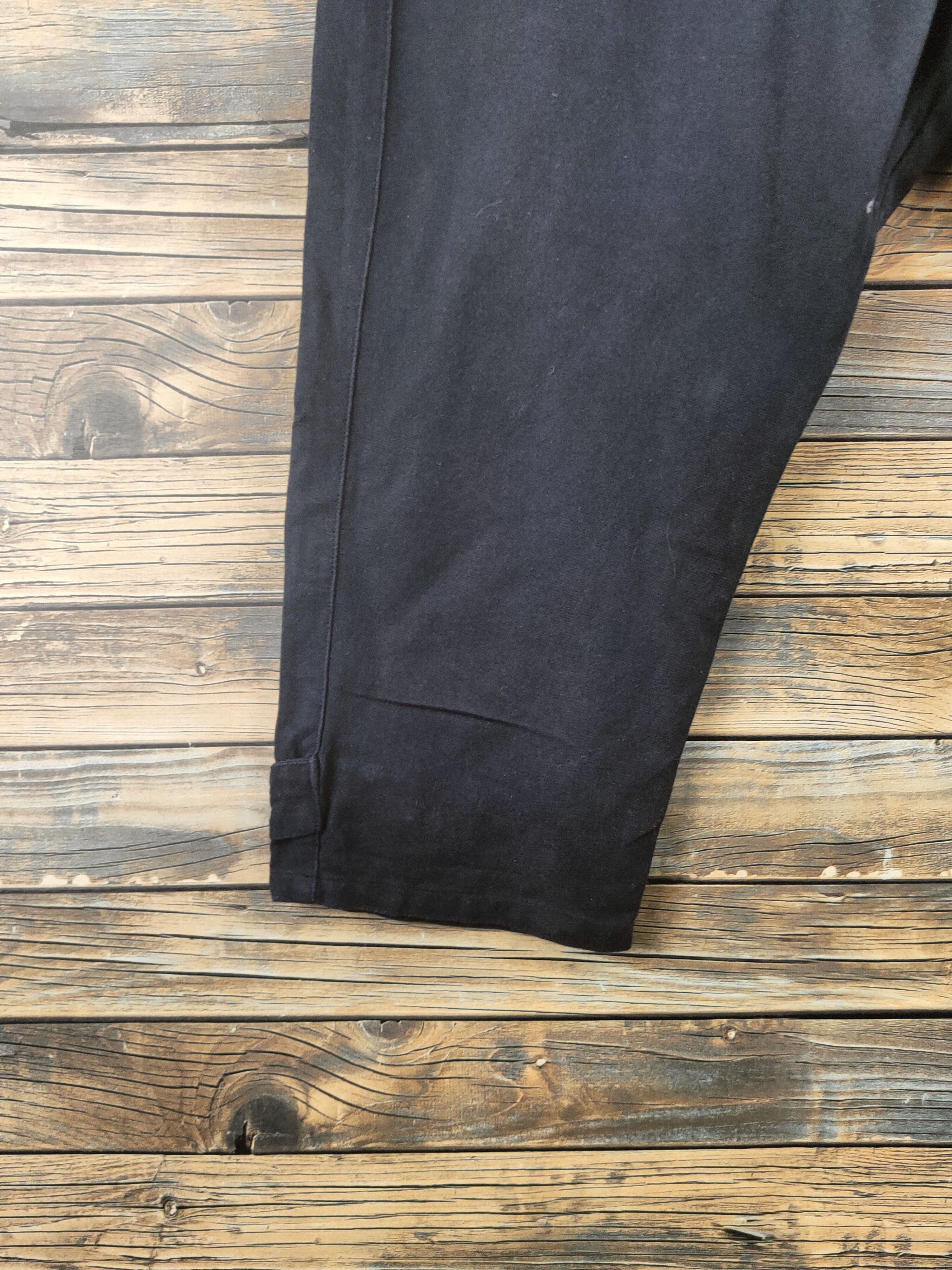 Japanese Brand DL Amina Black Multipocket Baggy Pants #46-339 Size US 32 / EU 48 - 4 Thumbnail