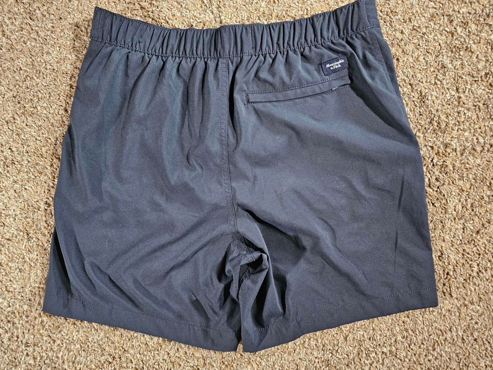 Abercrombie & Fitch Abercrombie & Fitch Dock Shorts Mens Small Stretch Blue Swim Size US 30 / EU 46 - 6 Thumbnail