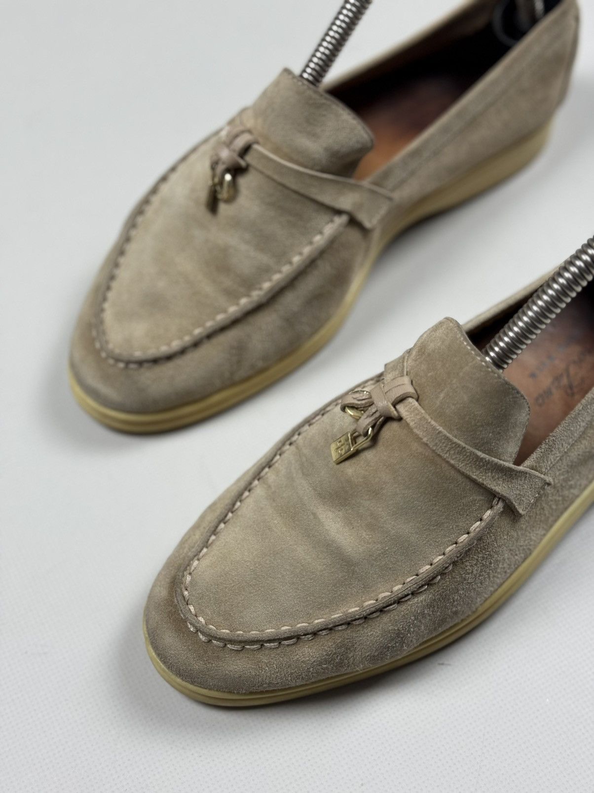 Loro Piana Loro Piana Summer Walk Ladies Low Suede Loafers Ballets Size US 8 / IT 38 - 13 Thumbnail