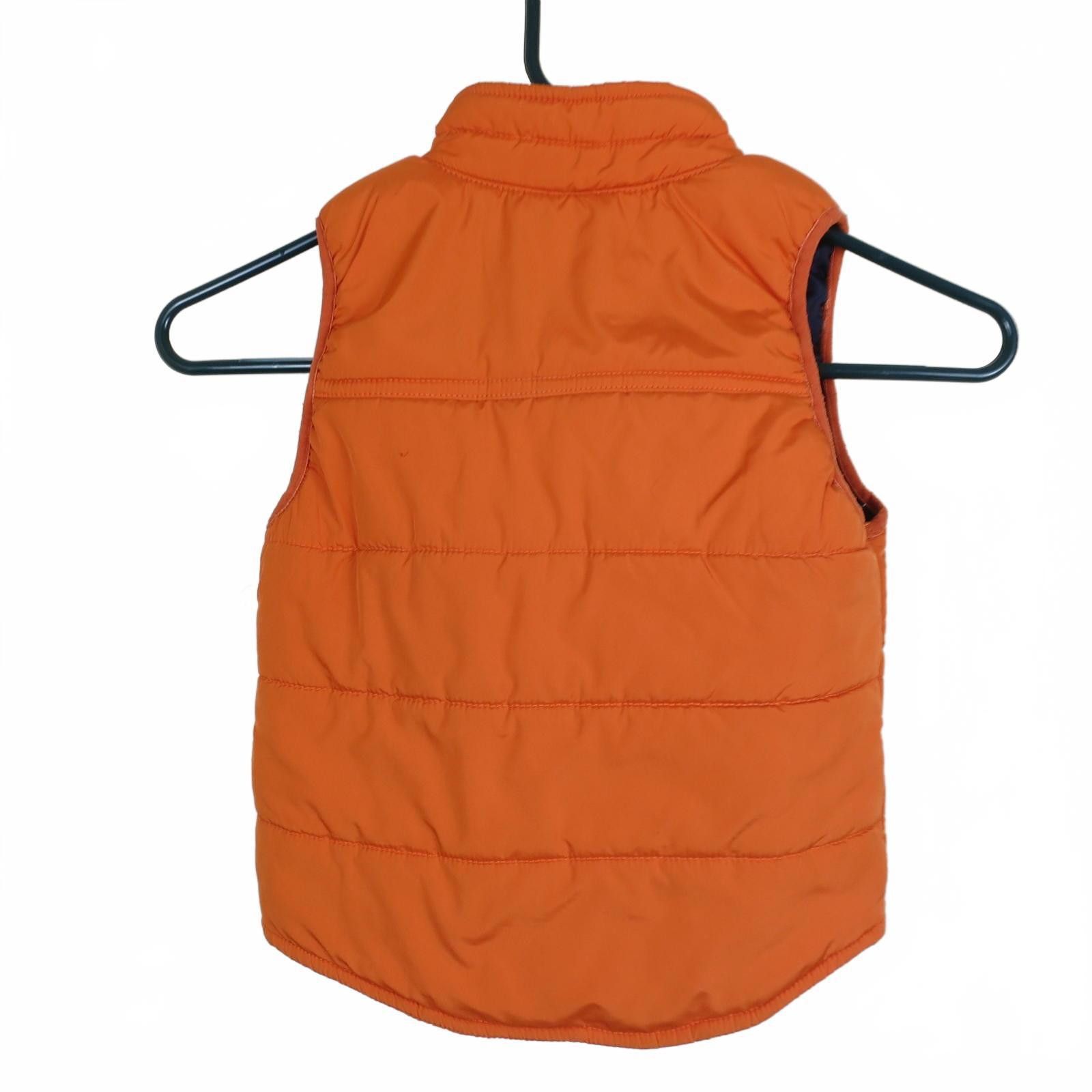 Other Carter's Toddler Puffer Vest - Orange with Bear Patch Size US XXS / EU 40 - 4 Thumbnail