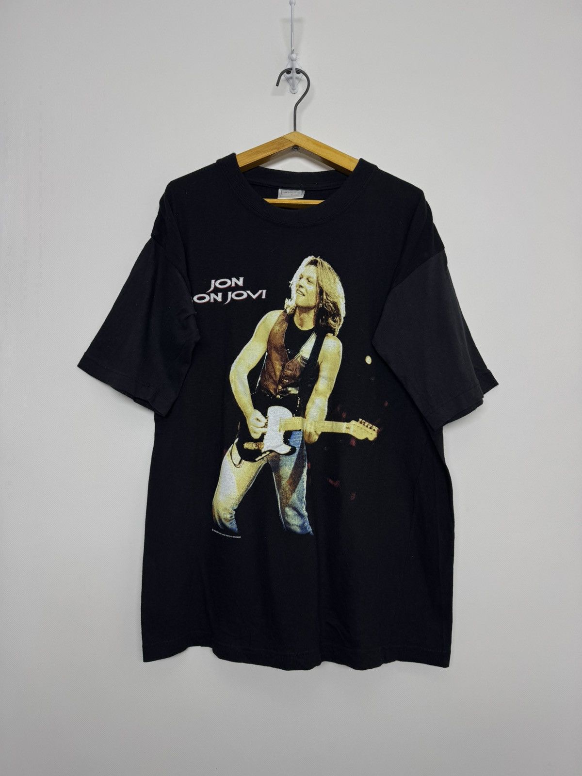 Bon Jovi Vintage Bon Jovi 1996 Niceman black tour t-shirt Size US L / EU 52-54 / 3 - 1 Thumbnail