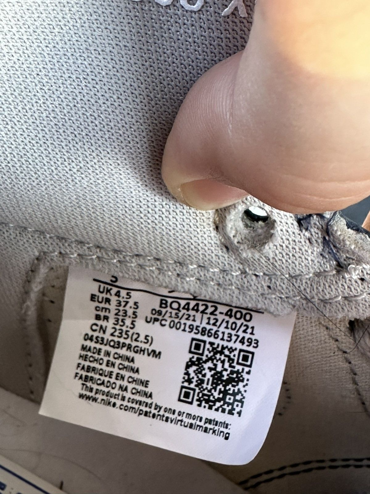 Nike nike jordan 1 high georgetown ‘85 Size US 5 / EU 37 - 6 Thumbnail