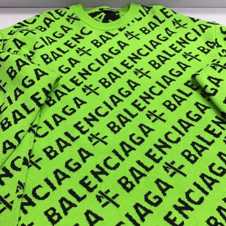 Balenciaga Balenciaga SS21 Logo Knit Long Sleeve Sweater 0079-2507 Size US S / EU 44-46 / 1 - 7 Thumbnail
