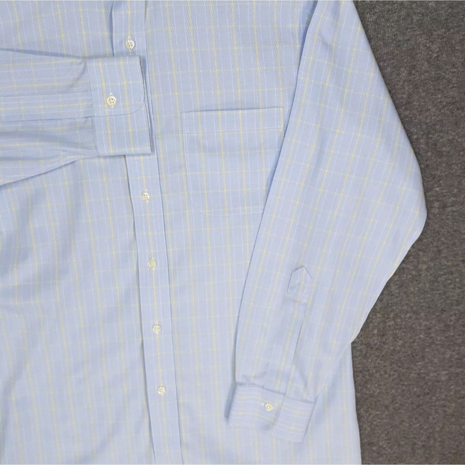 Brooks Brothers Brooks Brothers Supima Cotton Plaid Mens Shirt 15.5-33 Blue Size US S / EU 44-46 / 1 - 2 Thumbnail