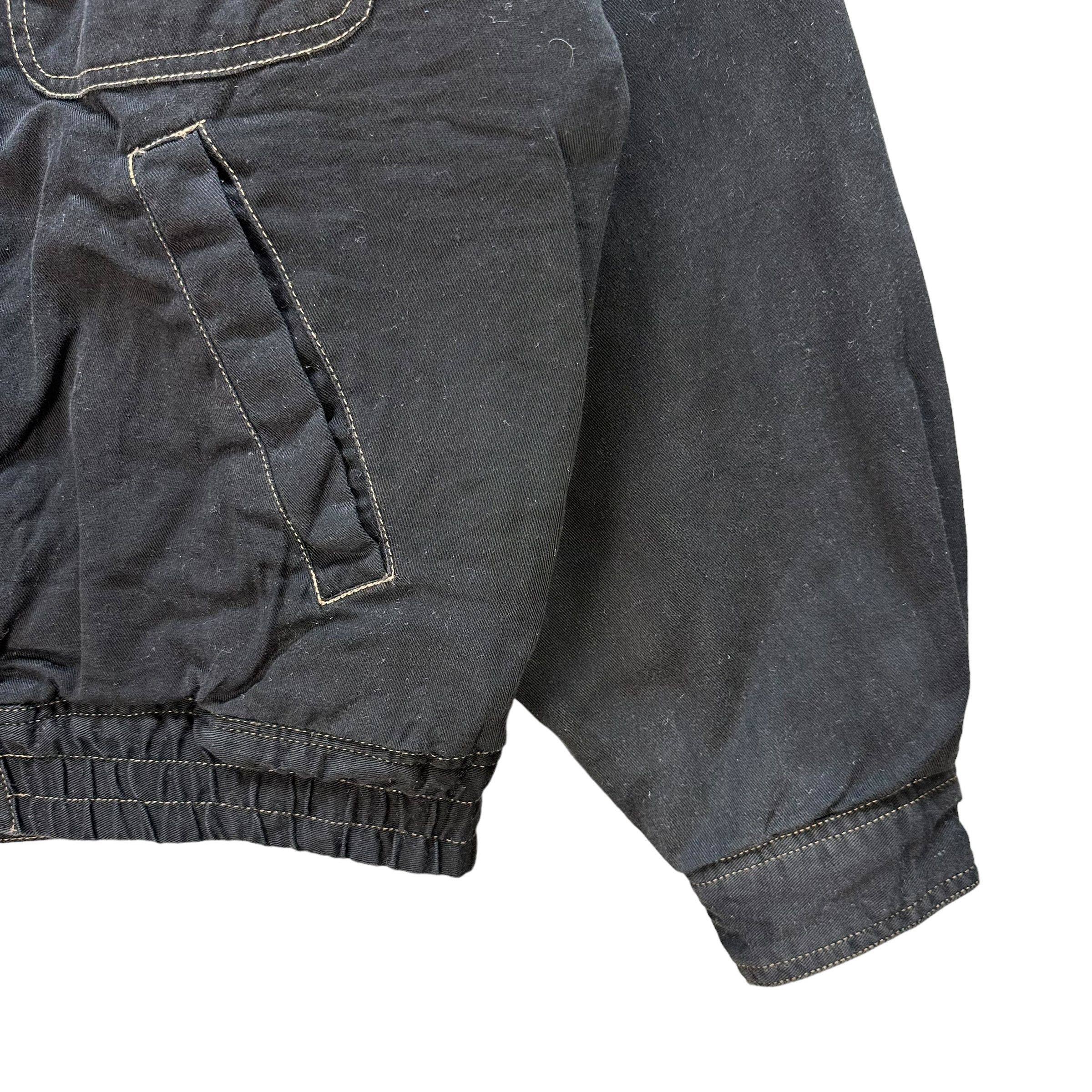 Japanese Brand PING CHENG 2 Lined Graphics Printed Denim Jacket #A39-0889 Size US M / EU 48-50 / 2 - 6 Thumbnail