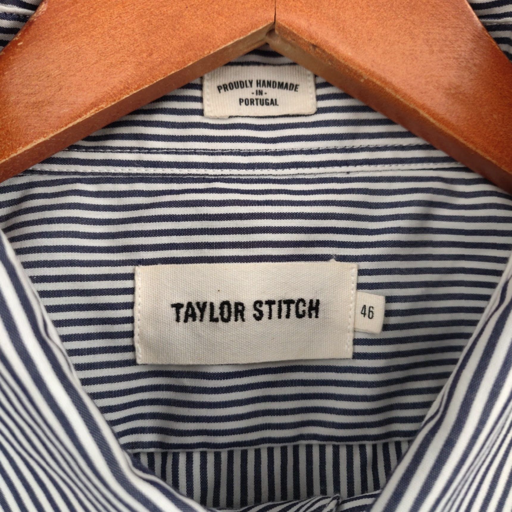 Taylor Stitch Taylor Stitch Shirt Mens Size 46 Blue Striped Long Sleeve Button-Down Collar Size US XXL / EU 58 / 5 - 5 Thumbnail