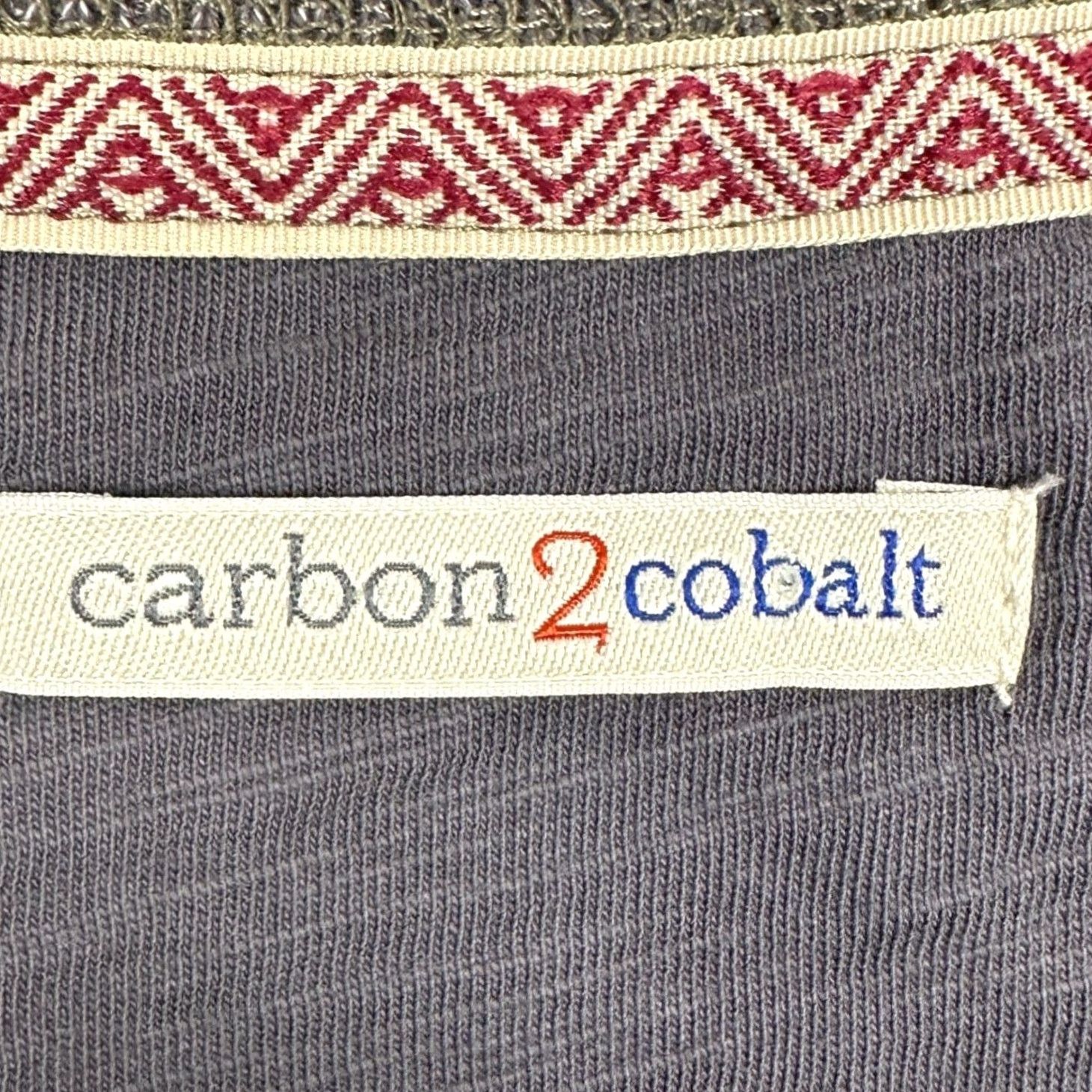 Carbon2Cobalt Carbon2Cobalt T-Shirt Men 2XL Gray Henley Tee Lightweight Long Sleeve Casual EUC Size US XXL / EU 58 / 5 - 4 Thumbnail