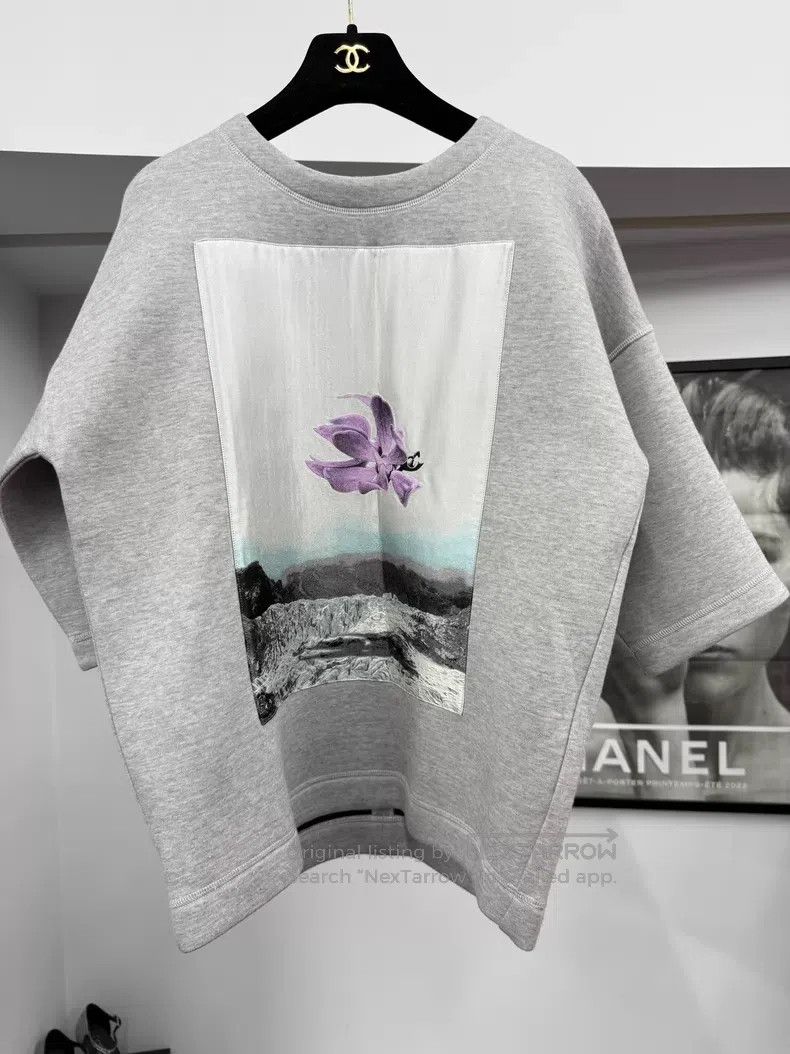 Dior Dior Gray printed round-neck sweatshirt Size XS / US 0-2 / IT 36-38 - 1 Thumbnail