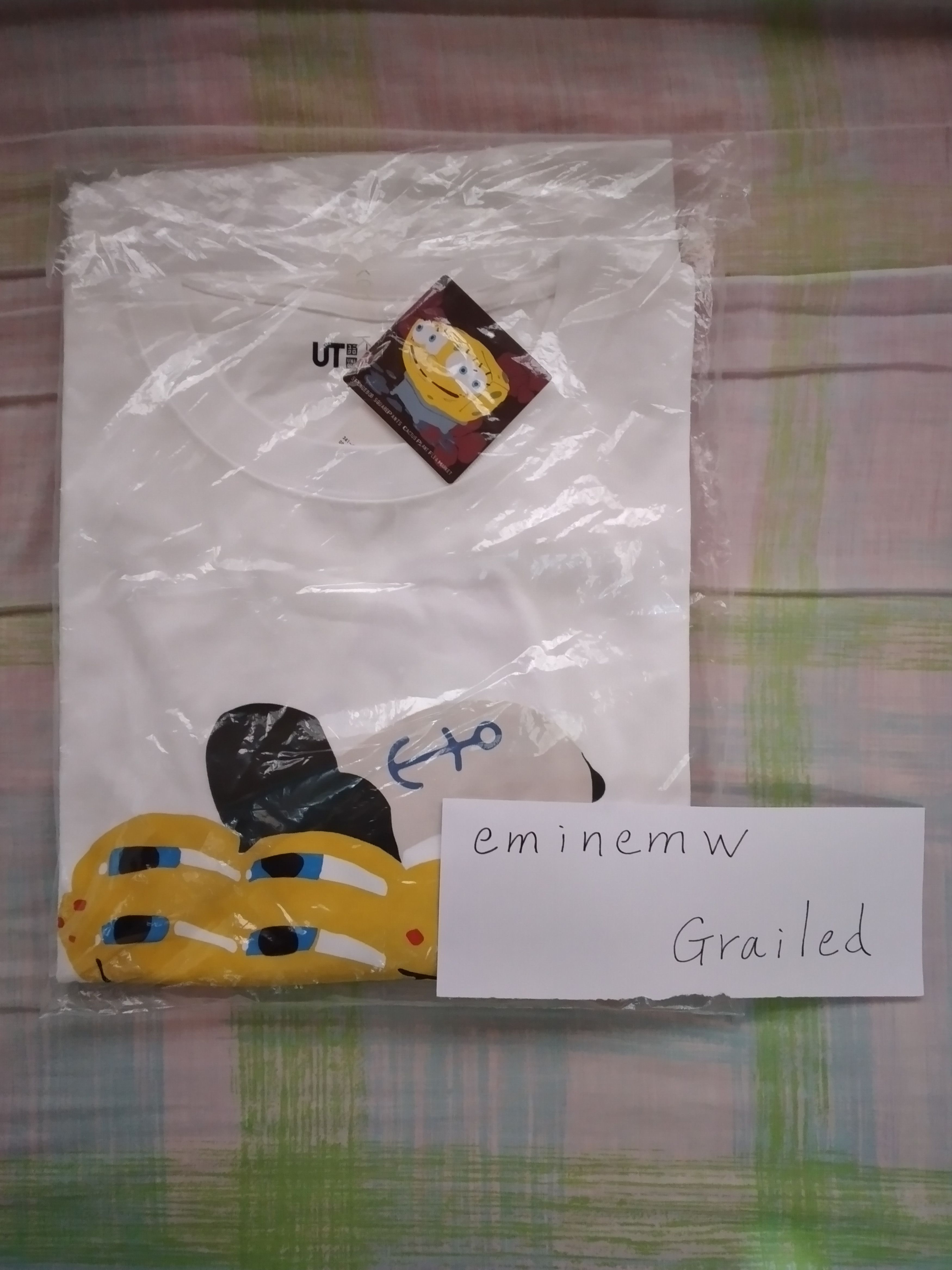 Cactus Plant Flea Market UNIQLO X Cactus Plant Flea Market X SpongeBob T-Shirt TEE Size US XL / EU 56 / 4 - 1 Thumbnail