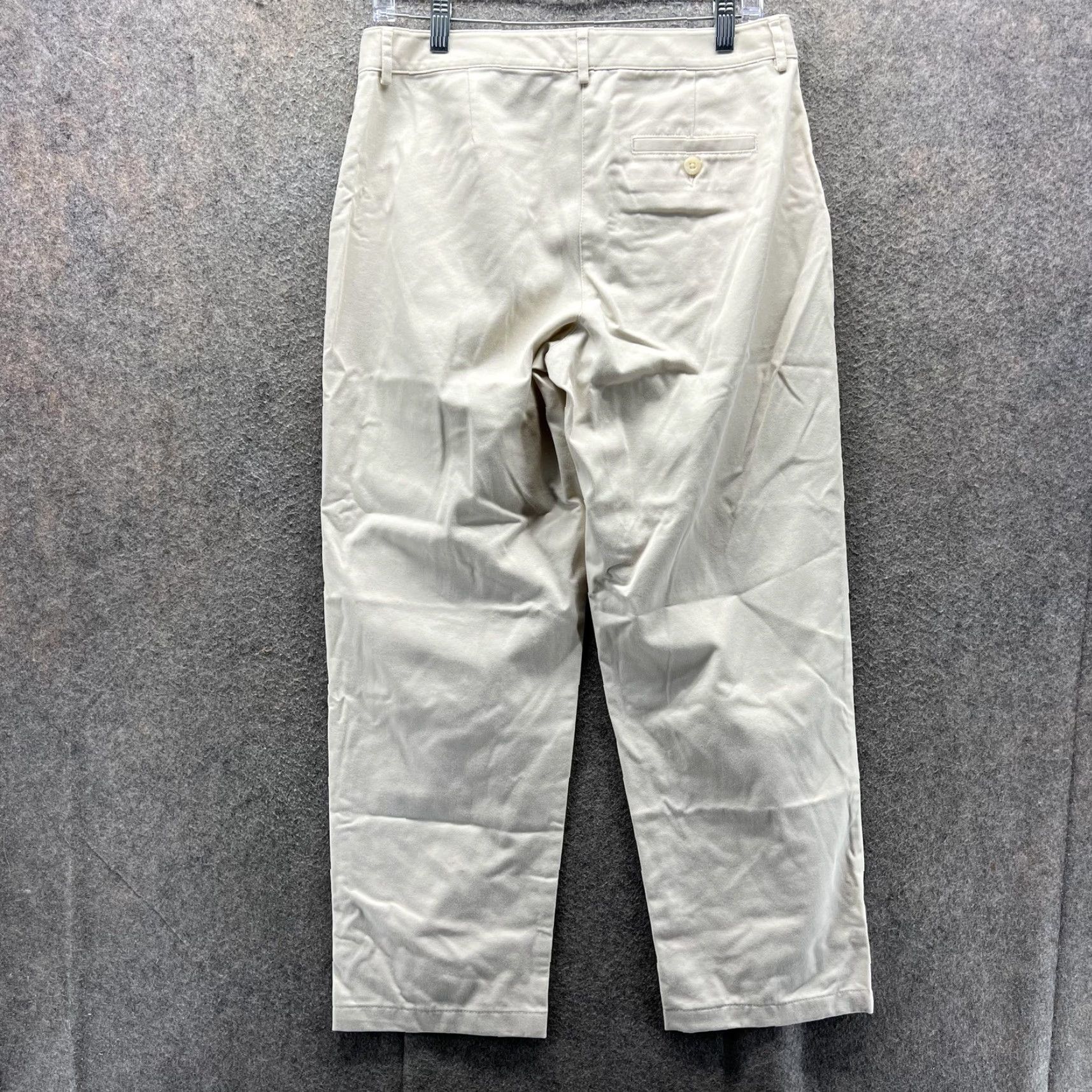 Vintage LL Bean Pants Womens 6 Khaki Favorite Fit Chino Straight Leg Cotton Casual Pockets Zip Back Welt Mens Womens Girls Boys Size 28" / US 6 / IT 42 - 2 Thumbnail