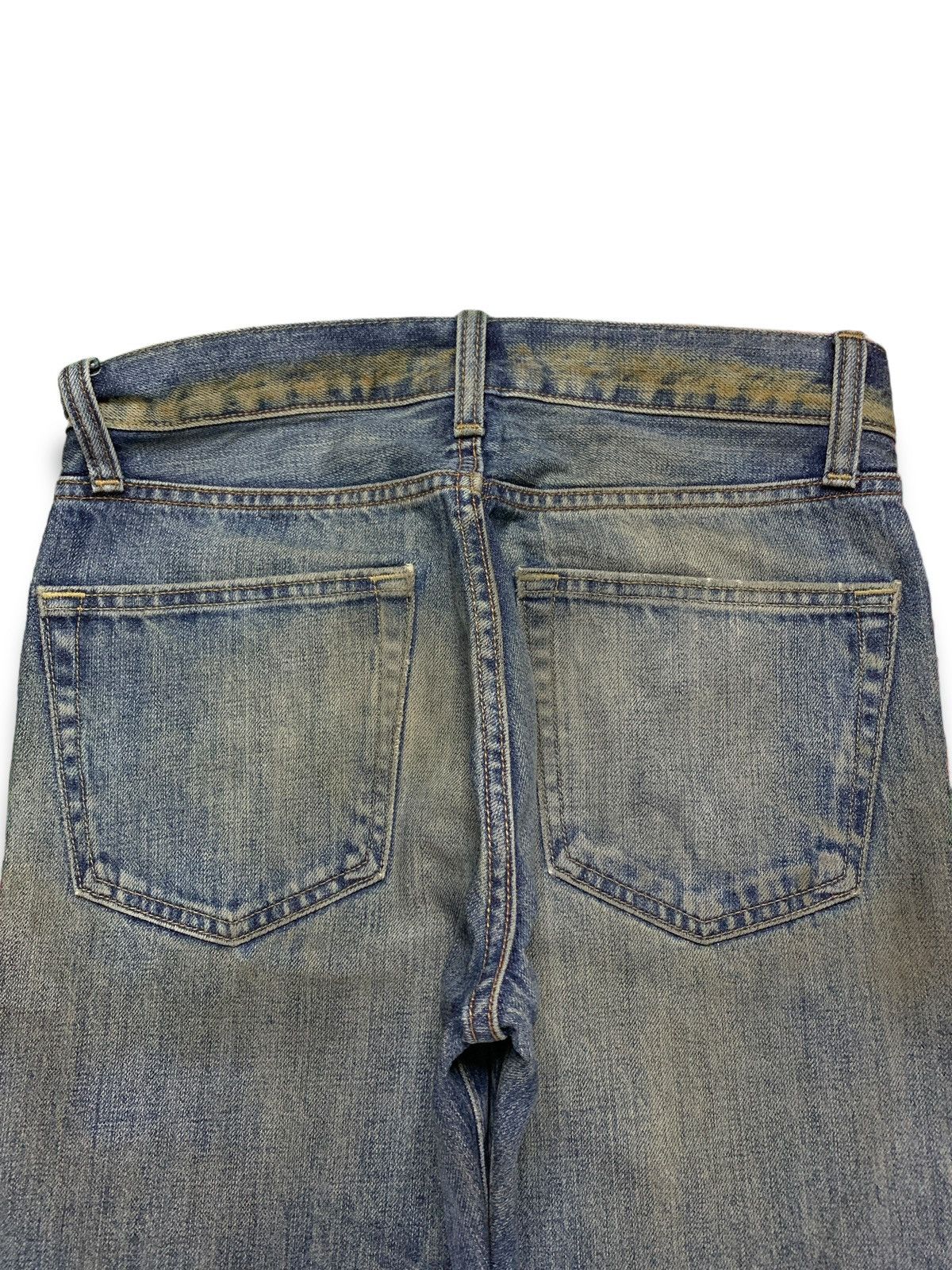 Japanese Brand × Uniqlo Vintage Japanese Uniqlo Mud Wash Distressed Loose Jeans Size US 29 - 8 Thumbnail