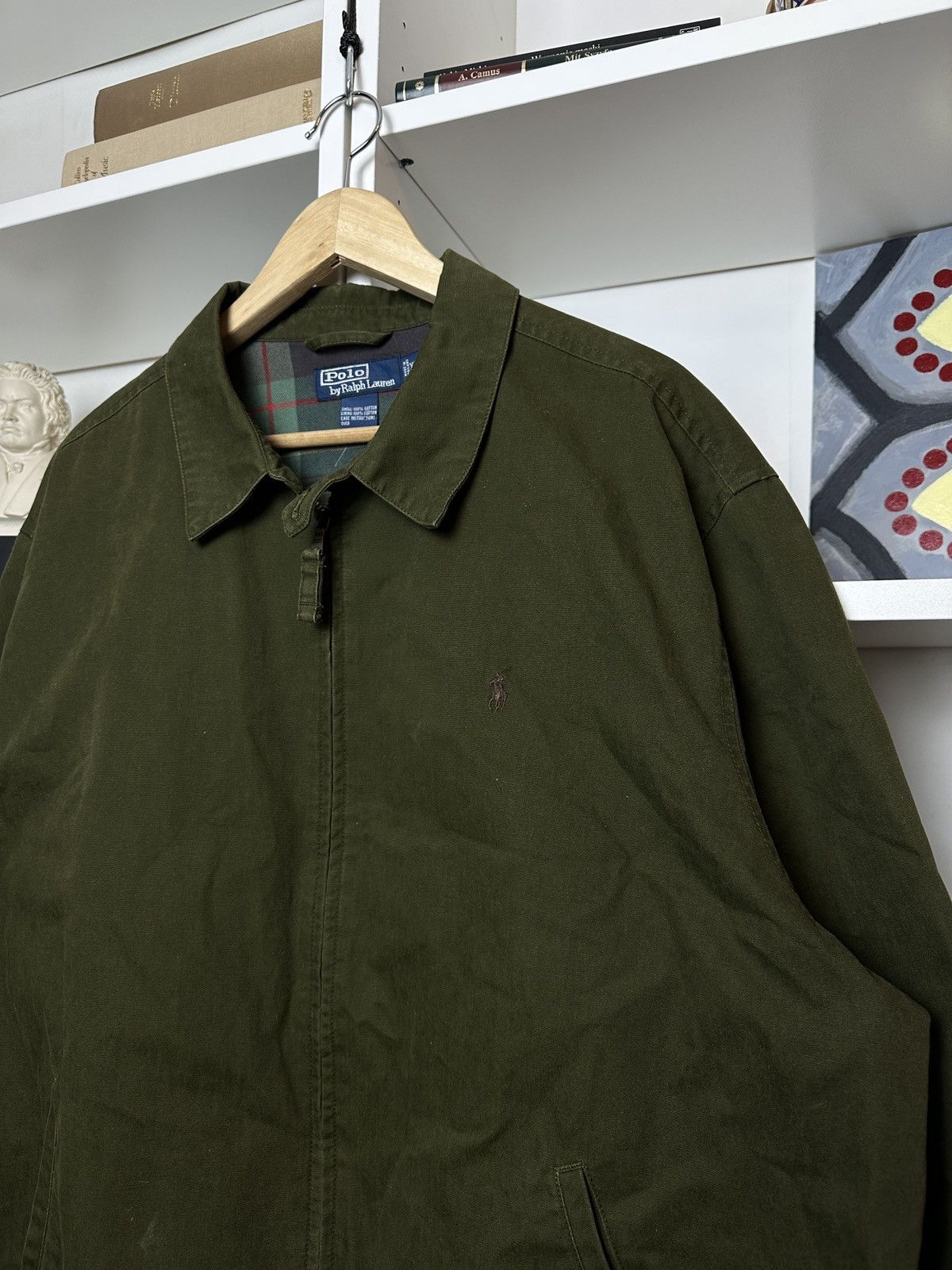 Polo Ralph Lauren Vintage Polo Ralph Lauren khaki boxy jacket Size US XL / EU 56 / 4 - 2 Thumbnail
