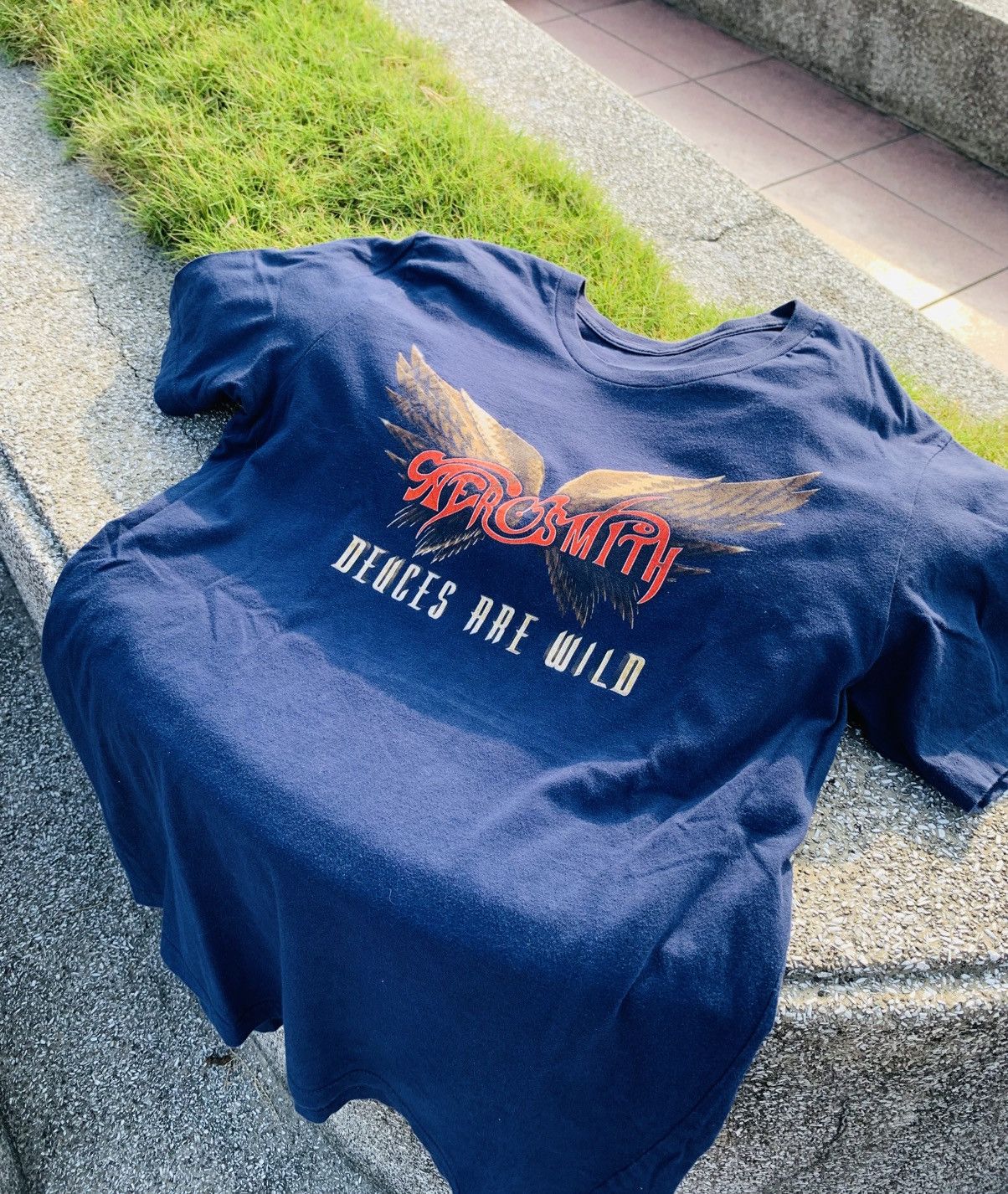 Band Tees × Vintage *Aerosmith Deuces Are Wild* Size US L / EU 52-54 / 3 - 4 Thumbnail