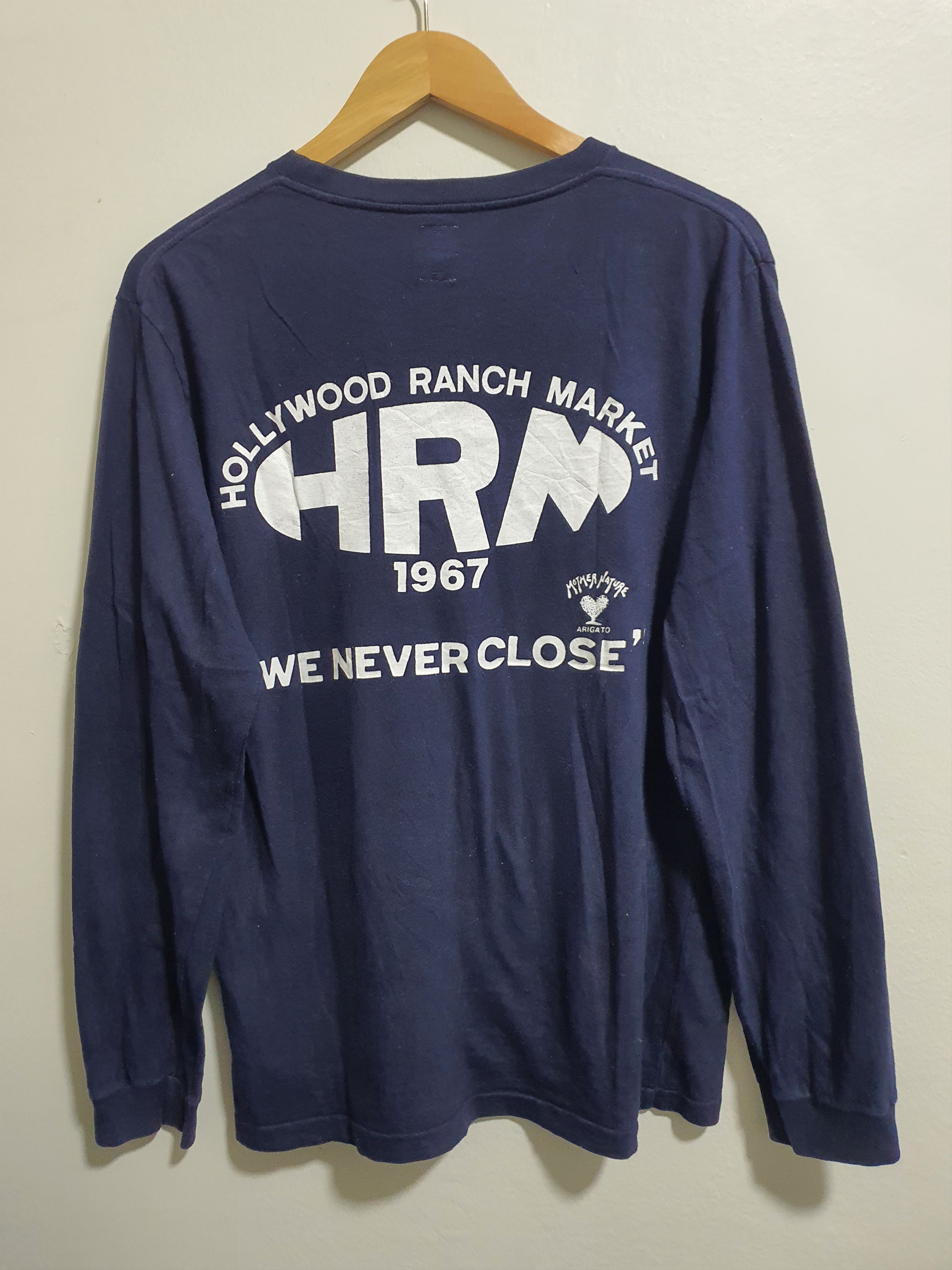 HRMTG × Japanese Brand HRM HR MARKET 20.5”/27.5” NAVY BLUE LONGSLEEVE T-SHIRT Size US M / EU 48-50 / 2 - 1 Thumbnail