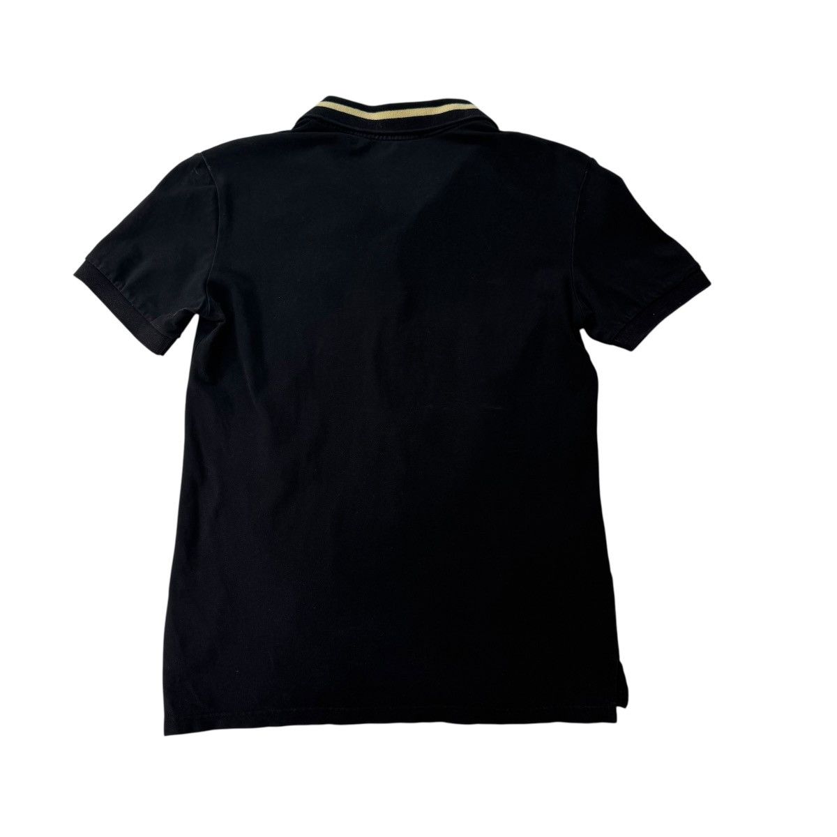 Gucci Gucci Black Cotton Pique Insects Embroidered Polo Shirt M Size US M / EU 48-50 / 2 - 2 Thumbnail