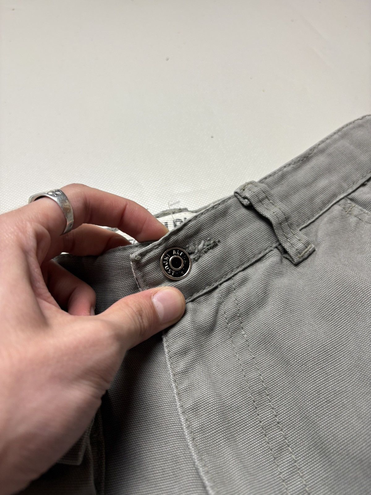 Alpha Industries Vintage Alpha Industires Cargo Shorts Size US 29 - 3 Thumbnail
