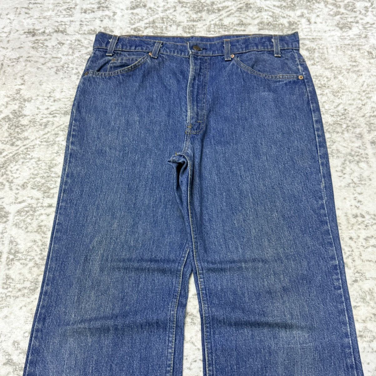 Levi's Vintage 80s Levis 517 Orange Tab Fade Wash Bootcut Jeans Size US 34 / EU 50 - 3 Thumbnail