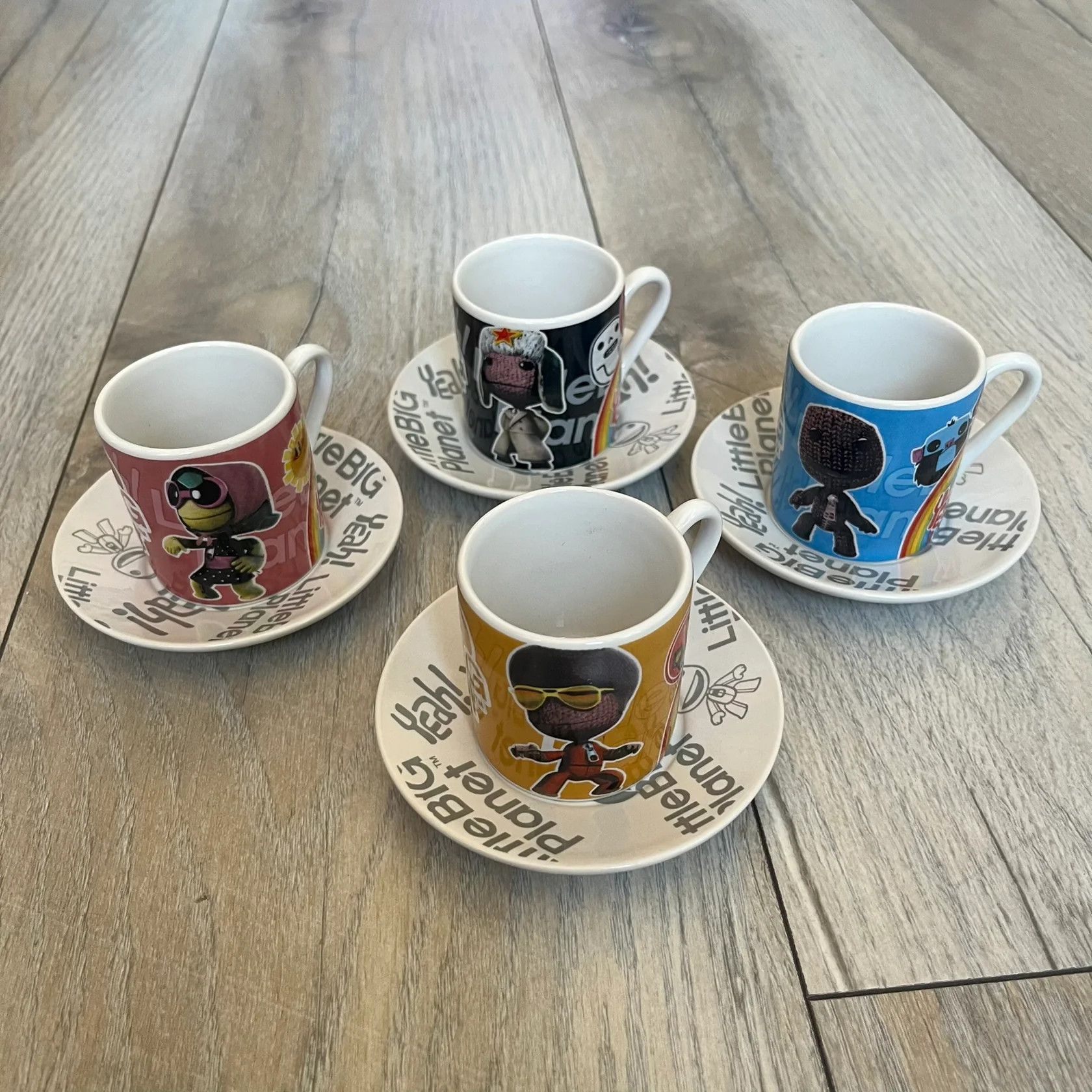 Sony Little Big Planet 2011 Collectable Mini Mugs + Saucers Set Size ONE SIZE - 2 Thumbnail