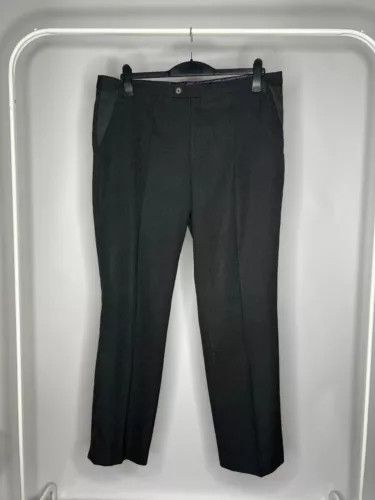 Ted Baker Ted Baker London Black Men's Flat Front Dress Pants Chino Size US 38 / EU 54 - 1 Thumbnail