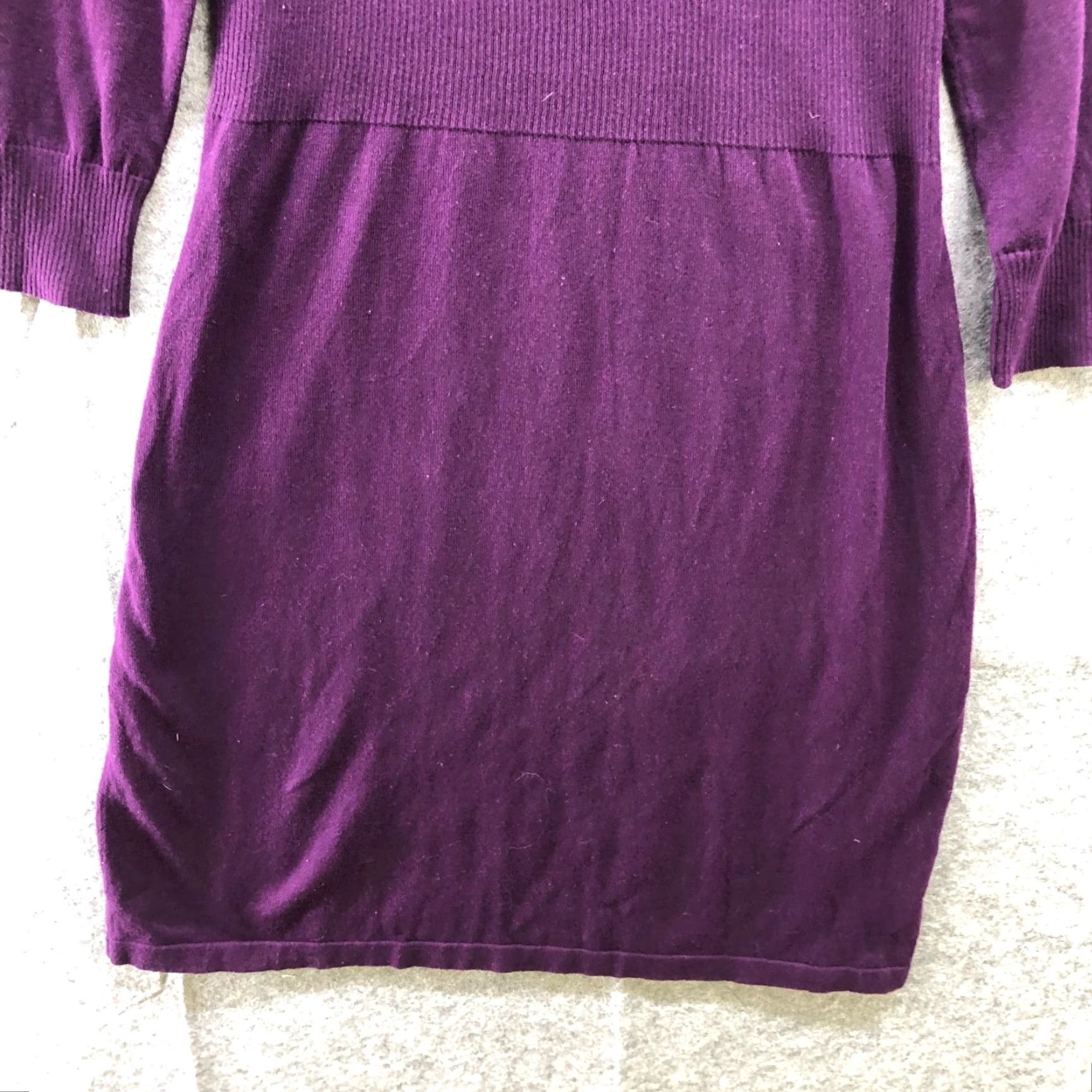 Vintage VINTAGE American Living NWT Purple Cowl Neck Knit Dress L Womens A Line Long Sleeve Size L / US 10 / IT 46 - 4 Thumbnail