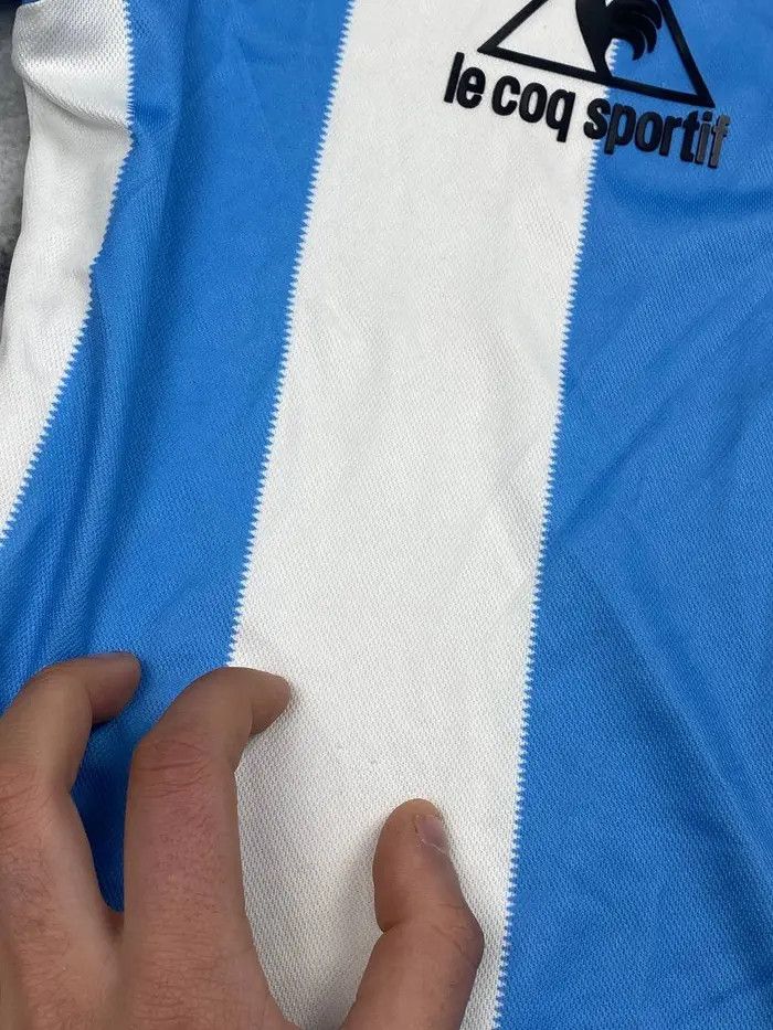 Vintage Argentina 1986 Diego Maradona Shirt Soccer Jersey Size US L / EU 52-54 / 3 - 12 Thumbnail