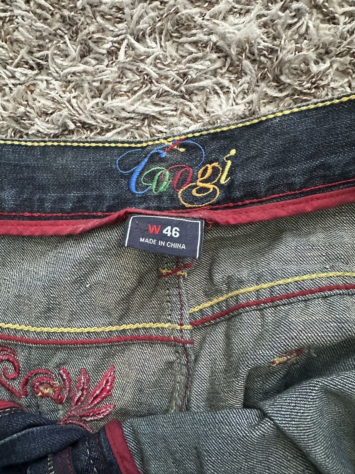 Coogi COOGI denim jean shorts + embroidered parrot Size US 36 / EU 52 - 5 Thumbnail