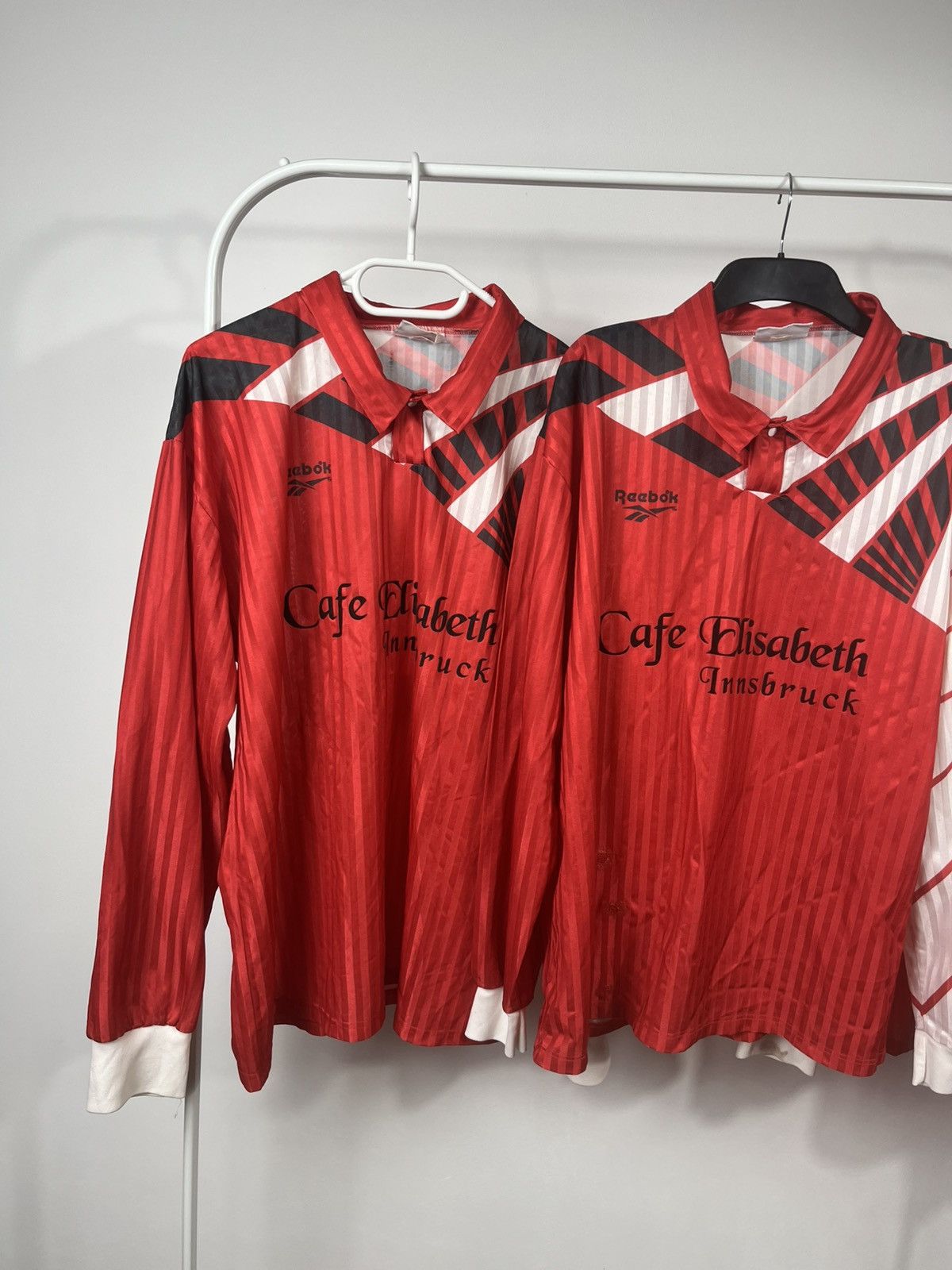 Reebok 3x Vintage Reebok Cafe Elisabeth Innsbruck Football Jerseys Size US XL / EU 56 / 4 - 2 Thumbnail