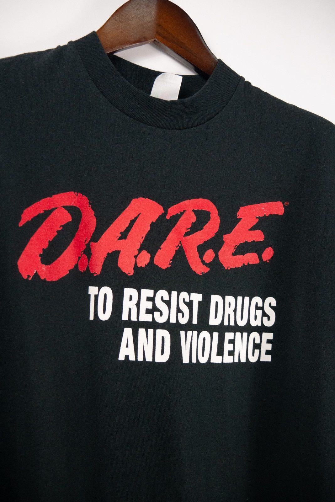 D.A.R.E × Vintage DARE TO RESIST DRUGS AND VIOLENCE Vintage shirt Size US XL / EU 56 / 4 - 2 Thumbnail