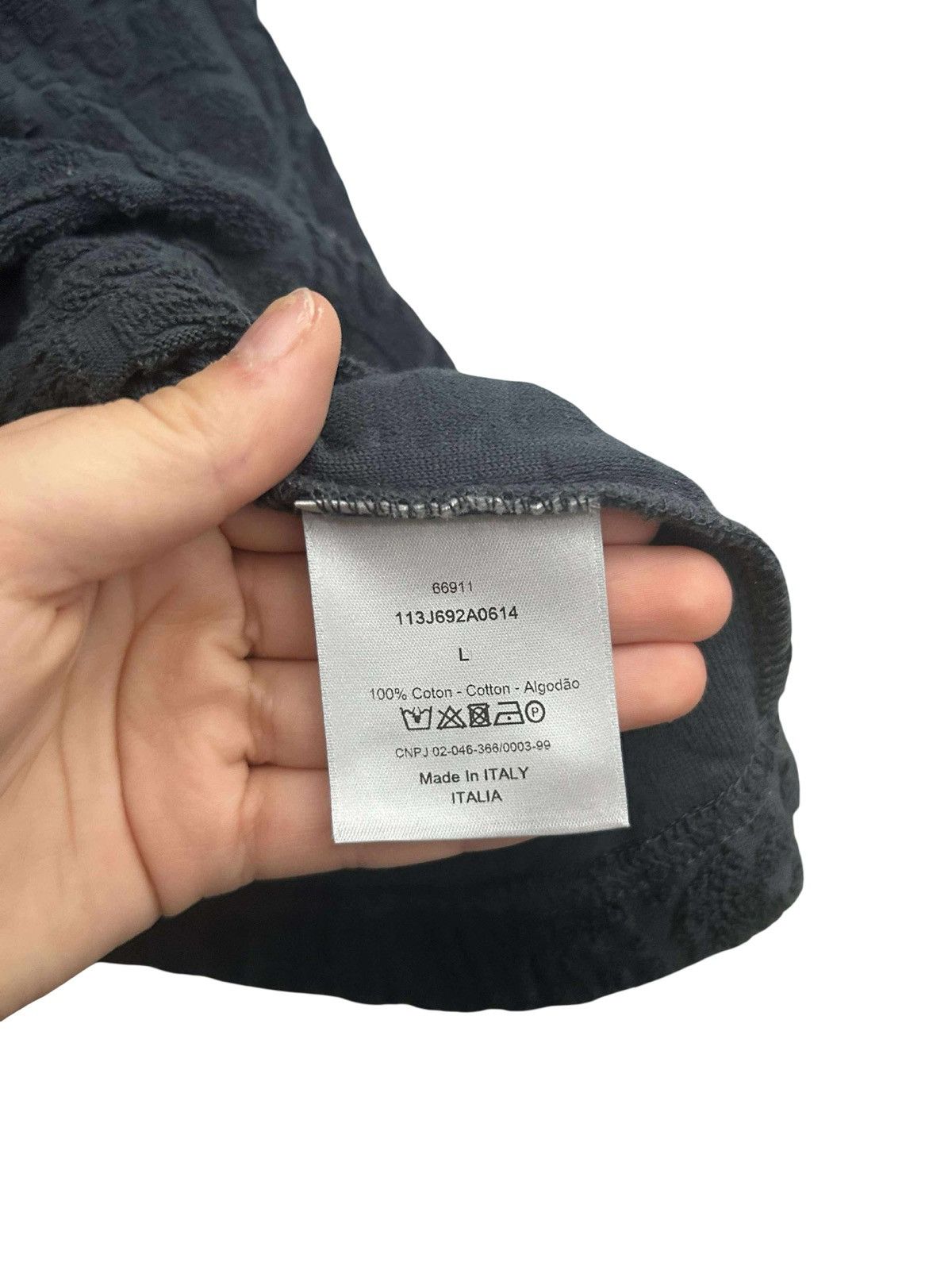 Dior Dior Navy Oblique Tee Size US L / EU 52-54 / 3 - 4 Thumbnail