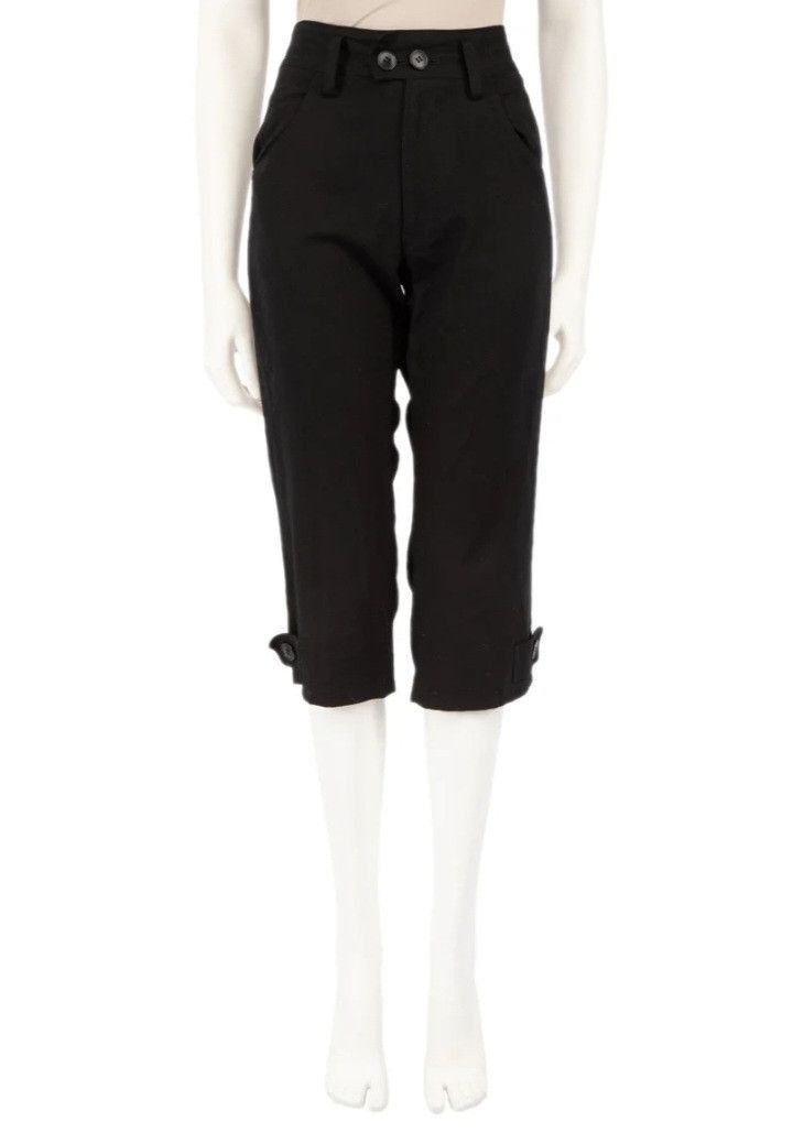 Yohji Yamamoto Y's by Yohji Yamamoto Cropped Trousers Size 30" / US 8 / IT 44 - 4 Thumbnail