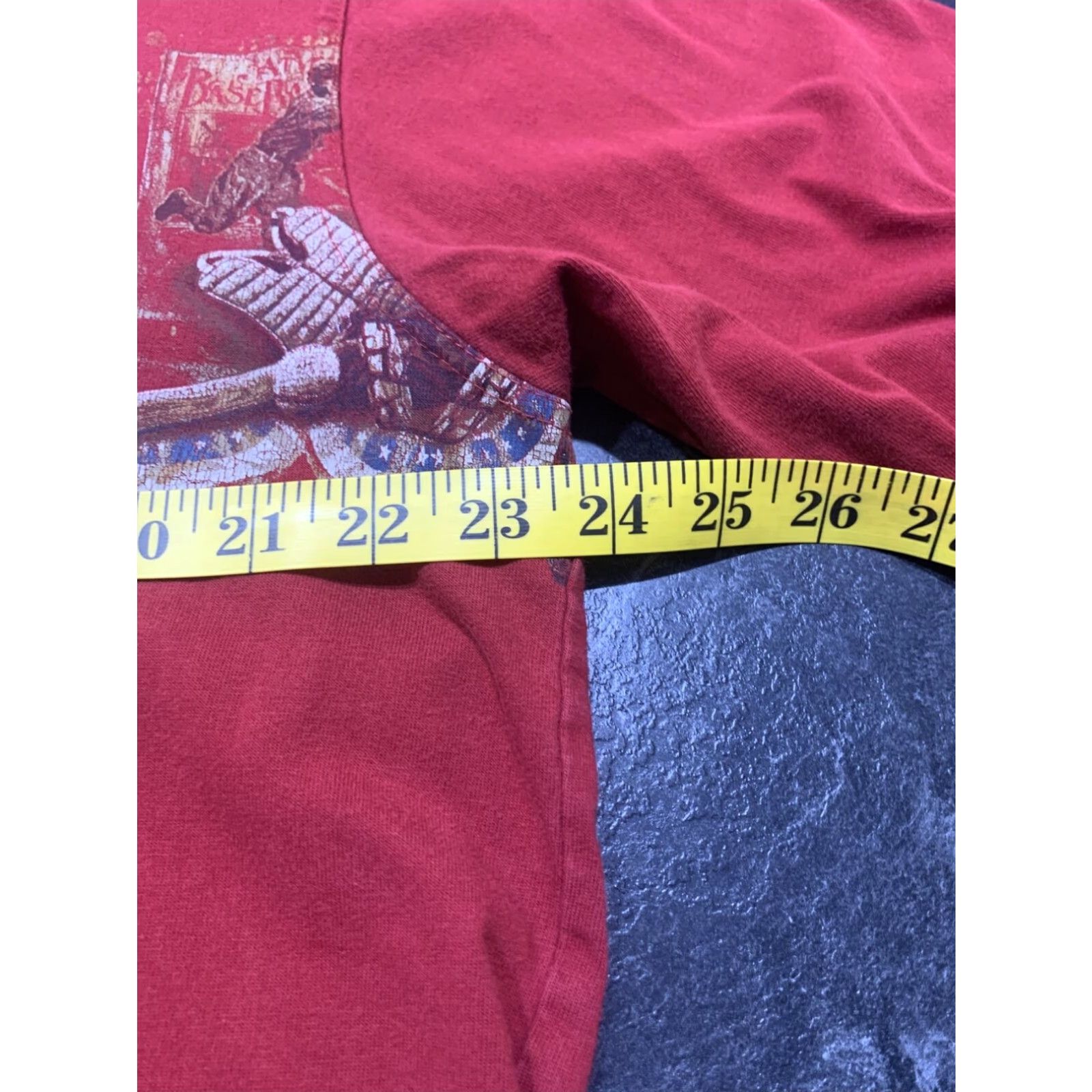 Vintage RedHead Henley T Shirt Mens Large Red Short Sleeve Size US L / EU 52-54 / 3 - 5 Thumbnail