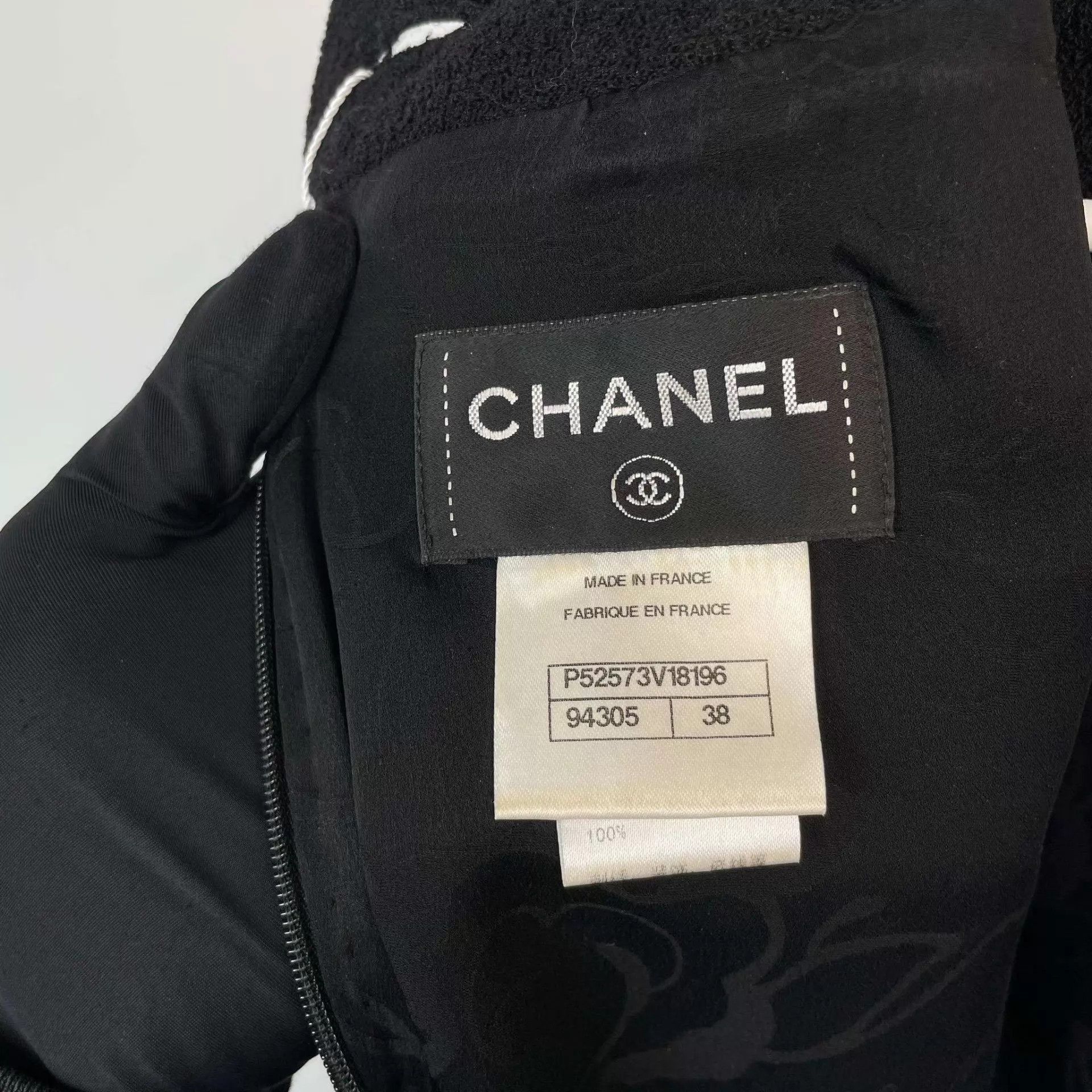 Chanel Chanel tweed dress women's black size 38 Size S / US 4 / IT 40 - 4 Thumbnail