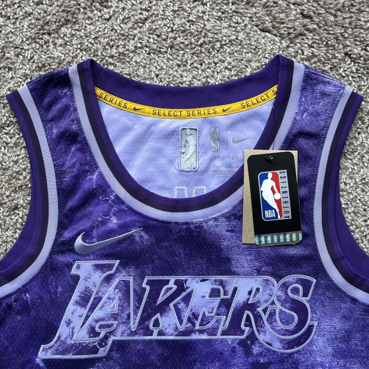 Nike LEBRON JAMES LAKERS SELECT SERIES SWINGMAN STITCHED 44 NBA Size US M / EU 48-50 / 2 - 3 Thumbnail