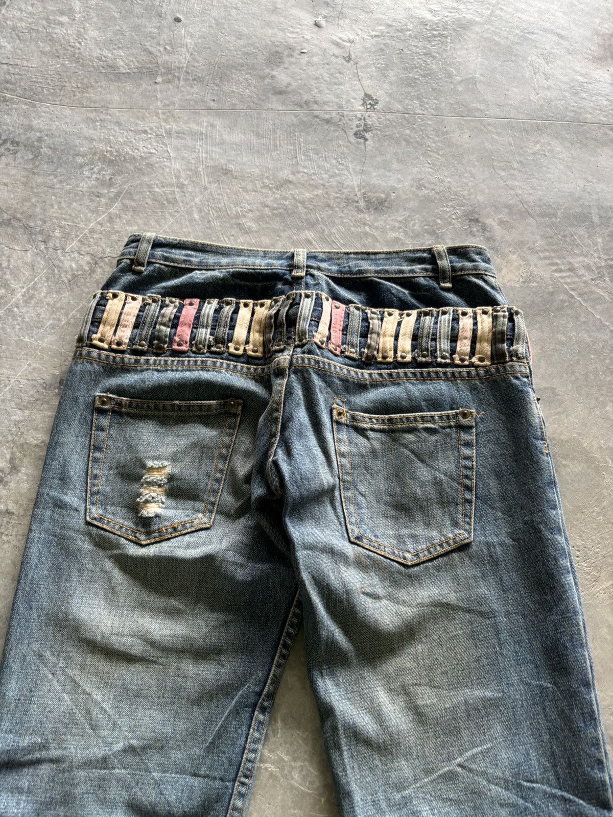PPFM y2k double waist japanese jeans mouth valley punk grunge Size US 30 / EU 46 - 12 Thumbnail