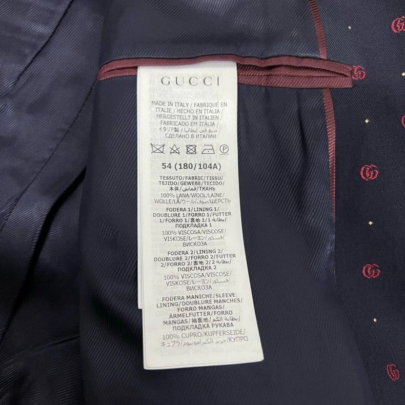 Gucci Gucci Full Print Double G Blazer-2507 Size US L / EU 52-54 / 3 - 9 Thumbnail