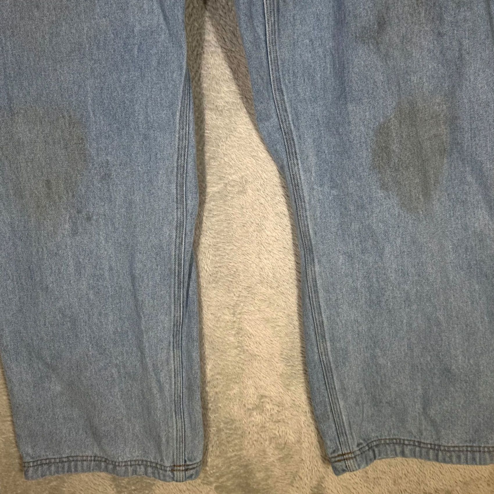 CO Duluth Trading Co Mens Jeans 42 x 30 Blue Denim Mid Rise Straight Leg Jeans Mens Regular Blue Denim Mid Rise Straight Leg Size US 42 / EU 58 - 5 Thumbnail
