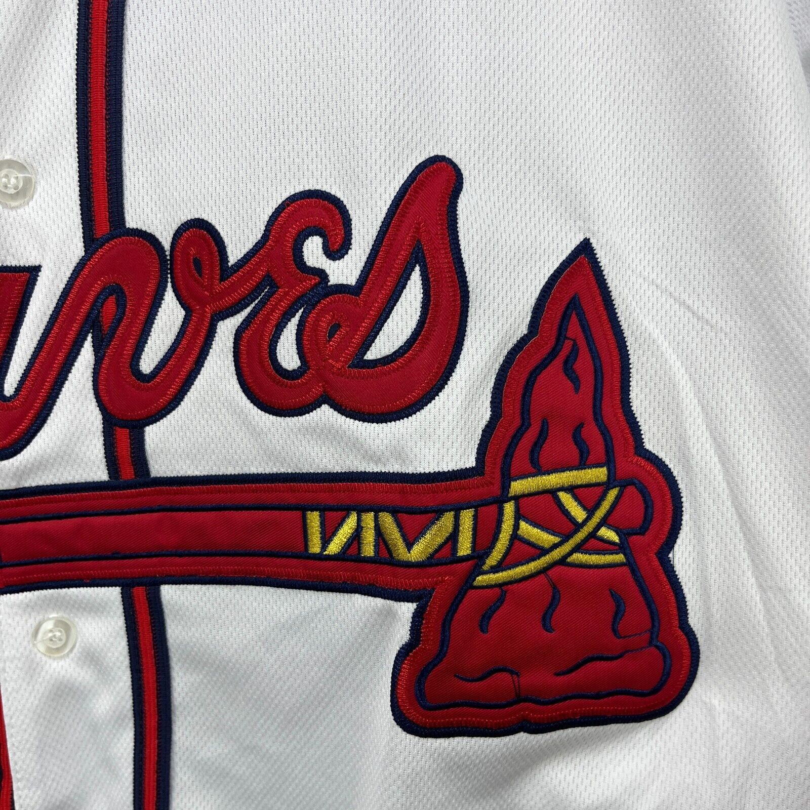 Nike × Vintage Nike Atlanta Braves Acuña Jr Baseball MLB Stitched Medium Size US M / EU 48-50 / 2 - 6 Thumbnail