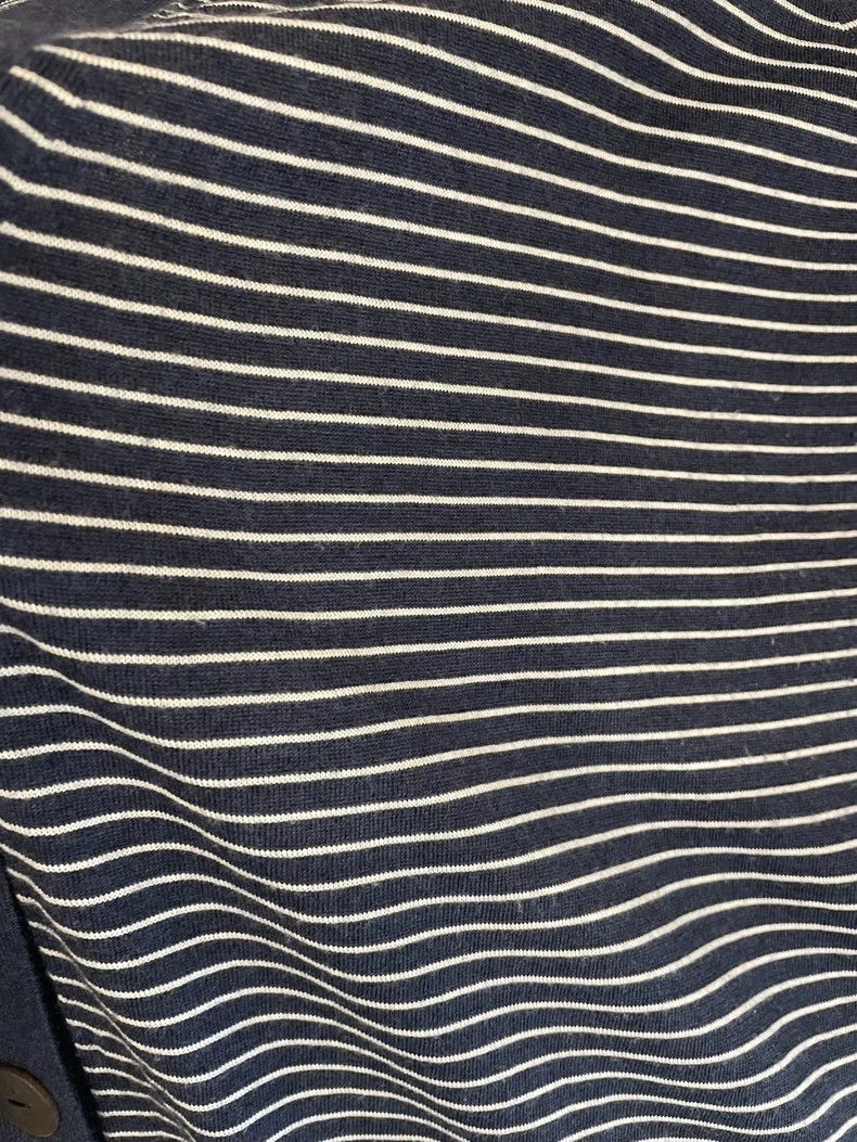 Loewe LOEWE Blue and white striped wool long sleeve sweater Size S / US 4 / IT 40 - 8 Thumbnail