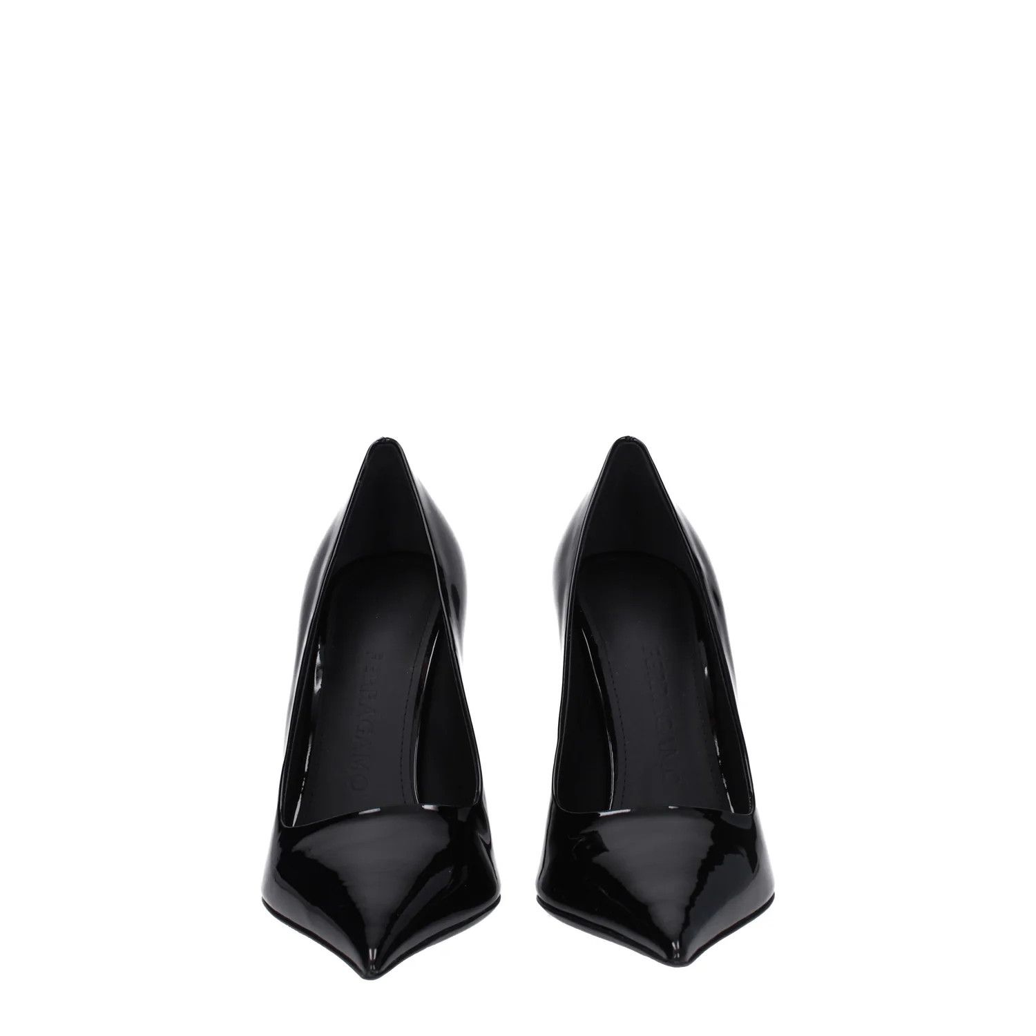 Salvatore Ferragamo ob1o1e1224 Patent Leather Pumps in Black Size US 7.5 / IT 37.5 - 3 Thumbnail