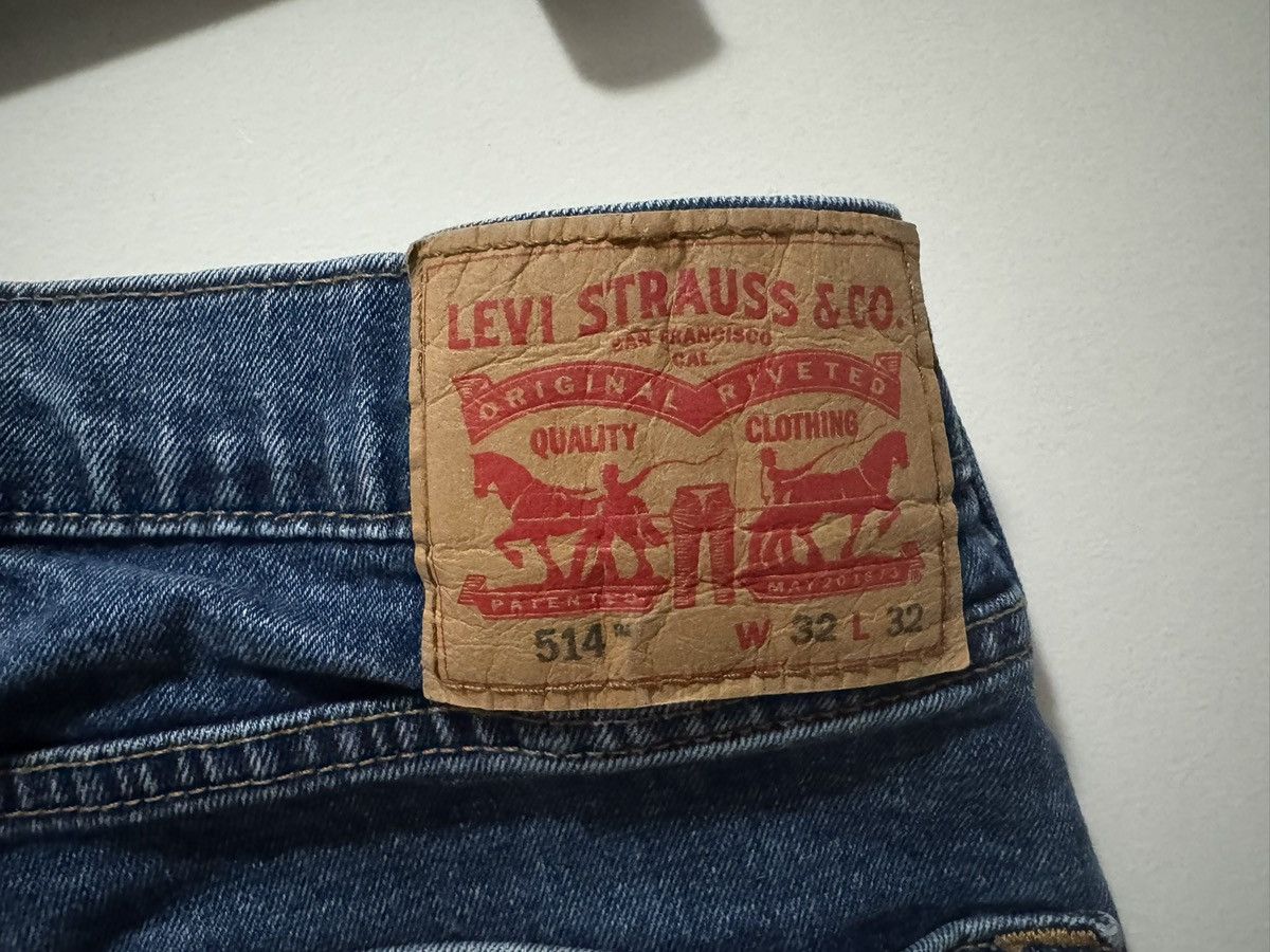 Levi's Levi’s 514 Blue Denim Jeans Size US 32 / EU 48 - 4 Thumbnail